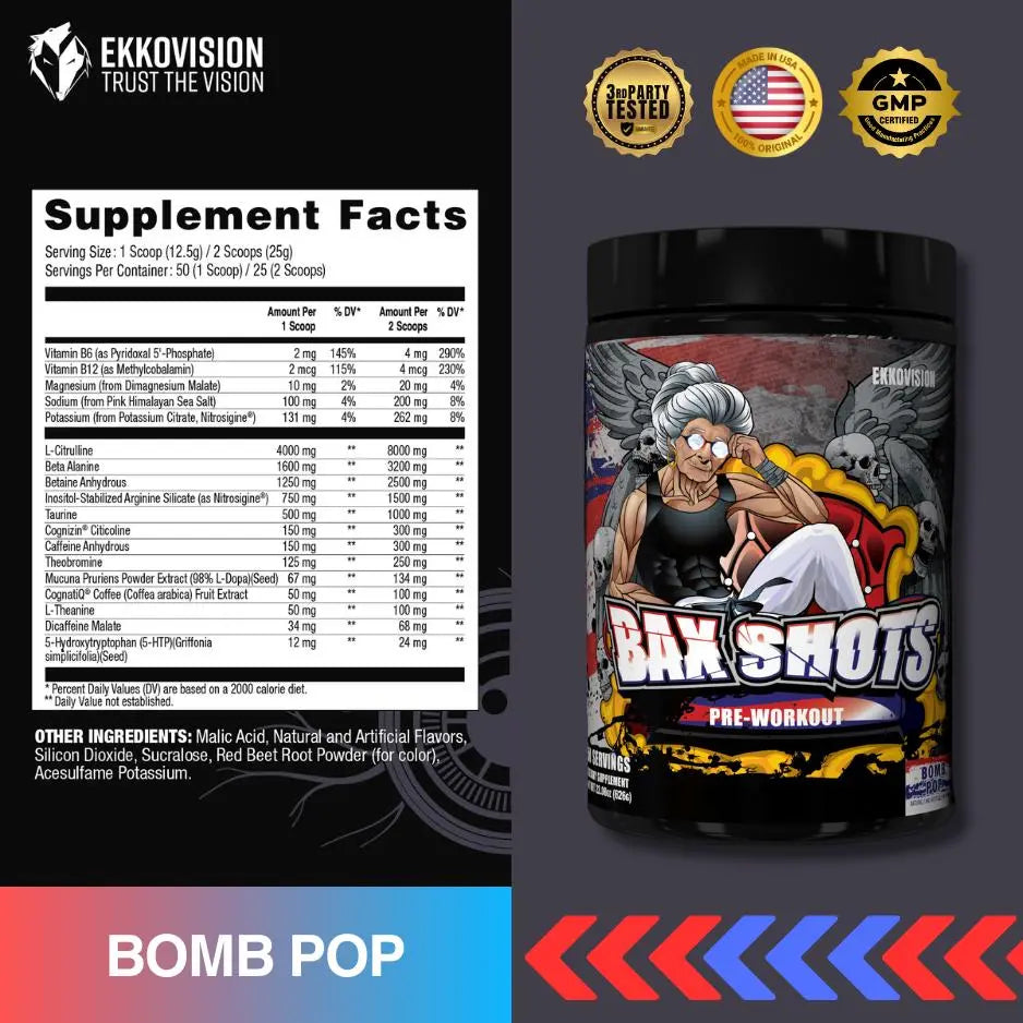 Bax Shots Preworkout - Baxter Signature