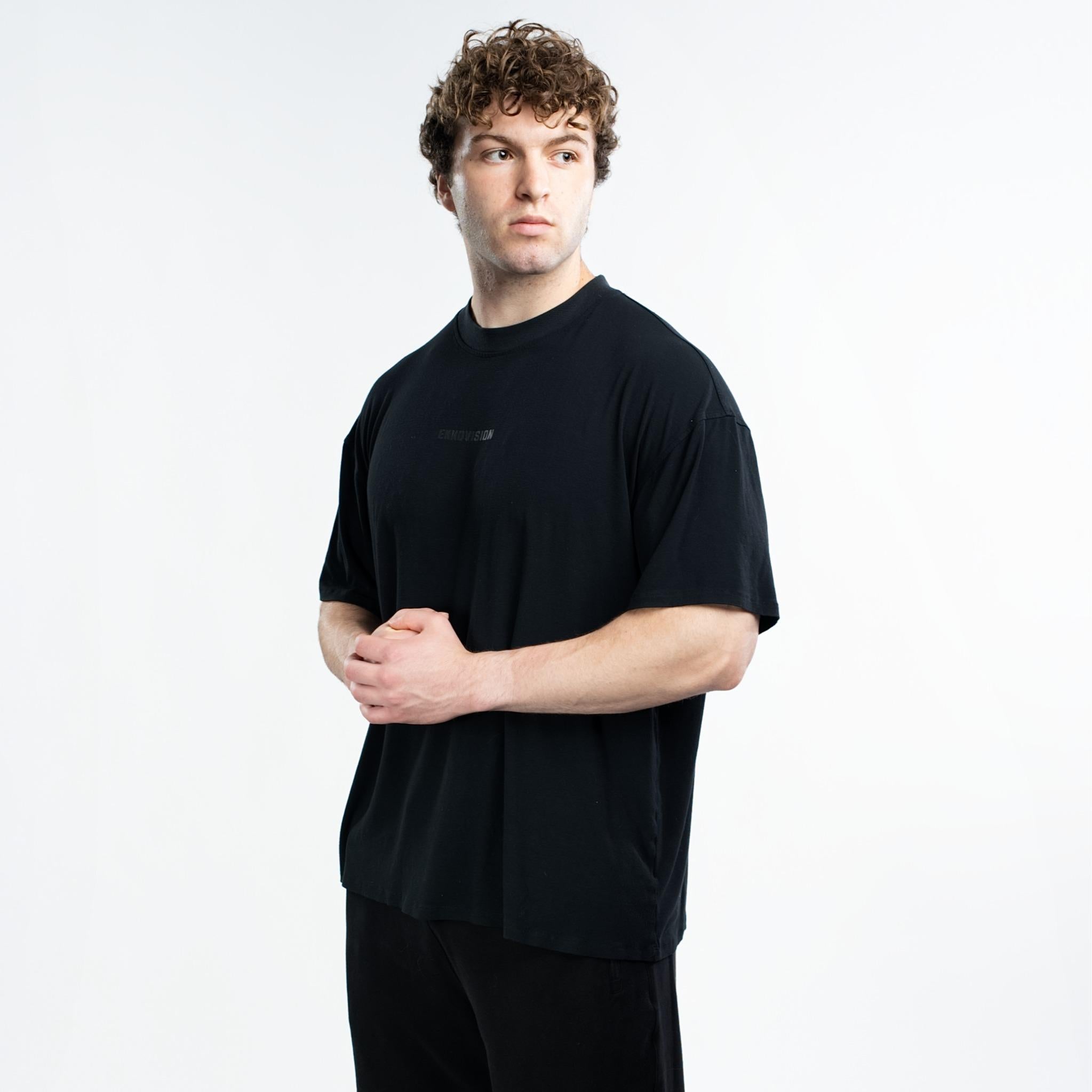 randeboo Tシャツ Ninja Polar Bear Oversized Graphic T-Shirt - Black – Eight-X