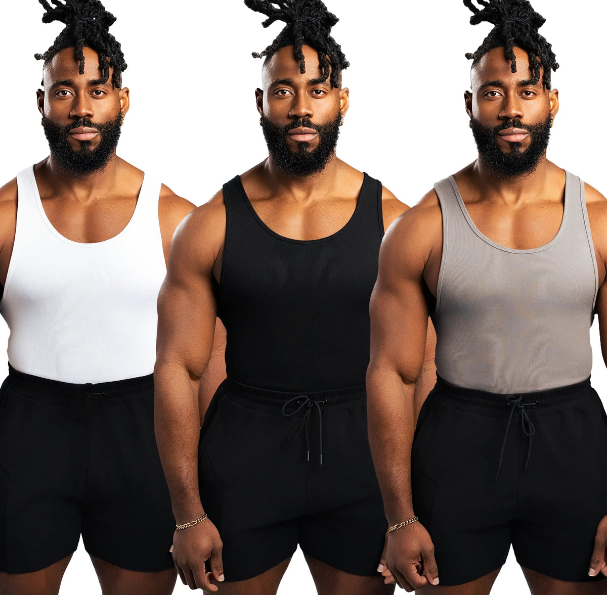 EKKO BEATERS (Please Size up) Cotton Spandex 340gsm Sleeveless Shirt Classic Tank Top - Men's Shirt with Classic Design Fitness Wear Athletic Wear - ekkovision