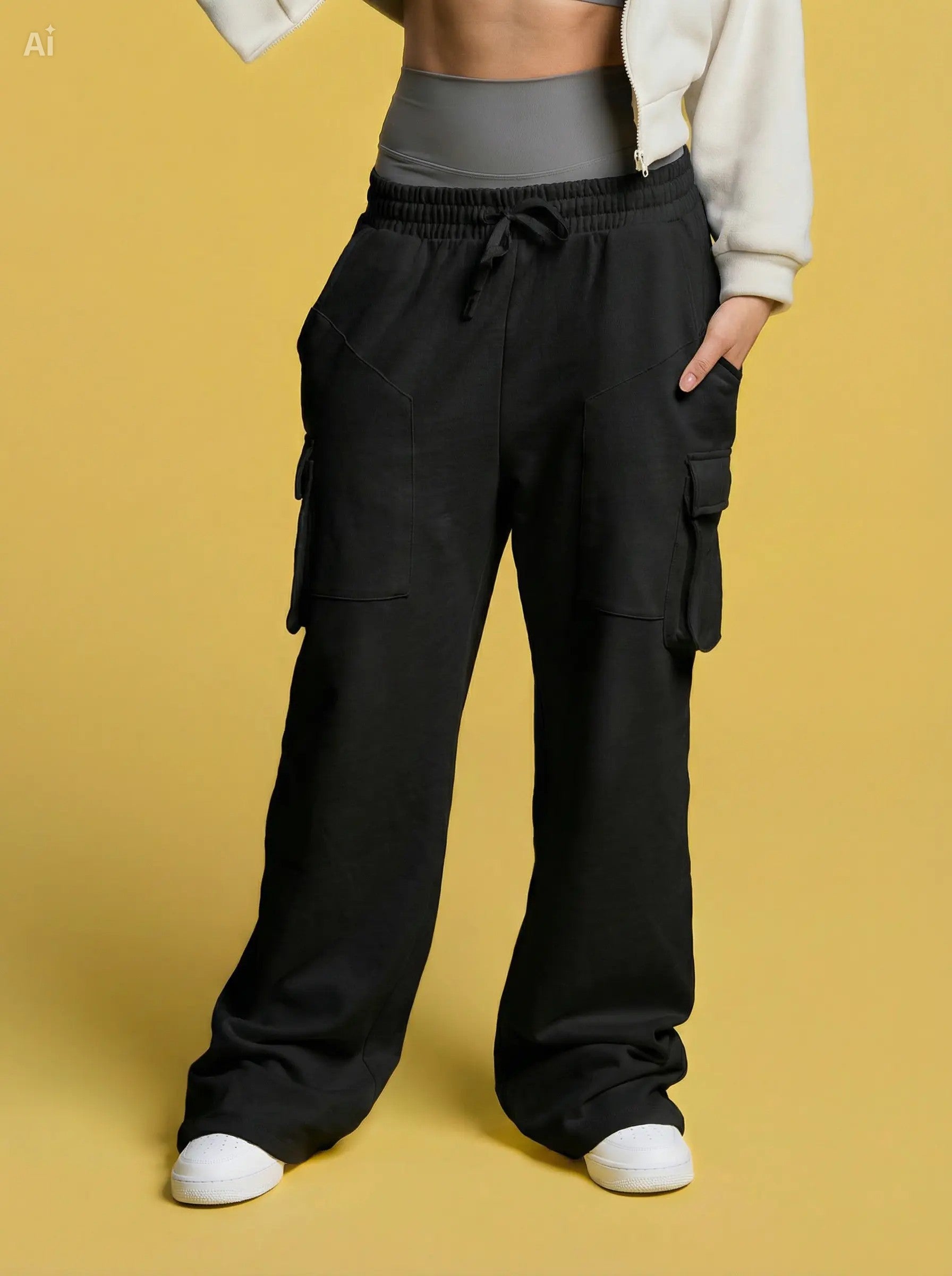 Ekko Womens Cargo Sweatpants
