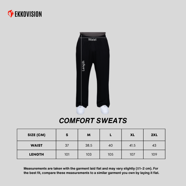 deepweb Sweat Pants／size α Comfort Series Sweatpants 90/10 Cotton Spandex – ekkovision