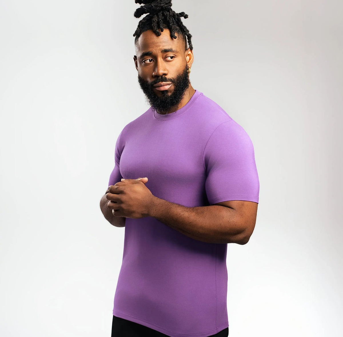 Pink CLEARANCE COLORS MEN'S BLANK FITTED T SHIRT (Copy) ekkovision