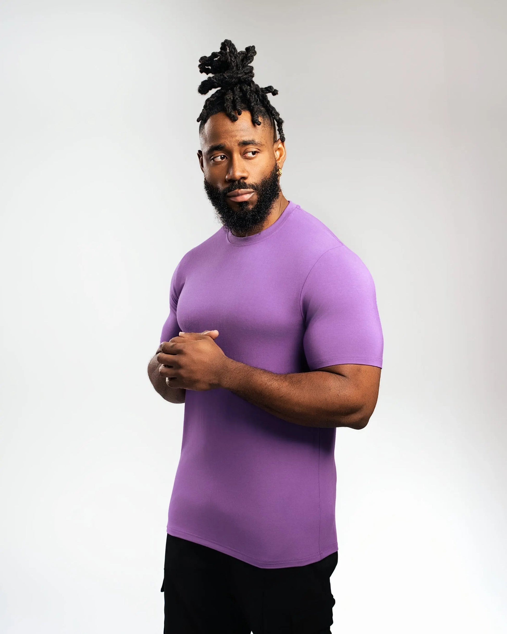 Pink CLEARANCE COLORS MEN'S BLANK FITTED T SHIRT (Copy) ekkovision