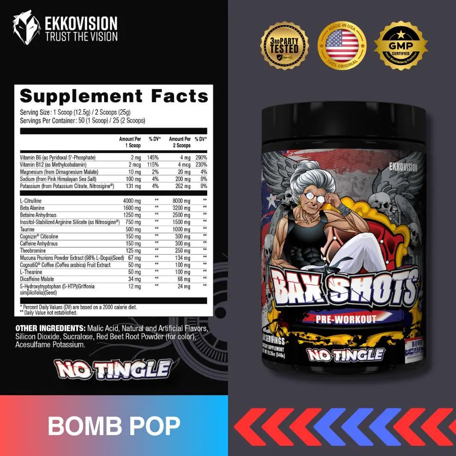 Bax Shots Preworkout - Baxter Signature