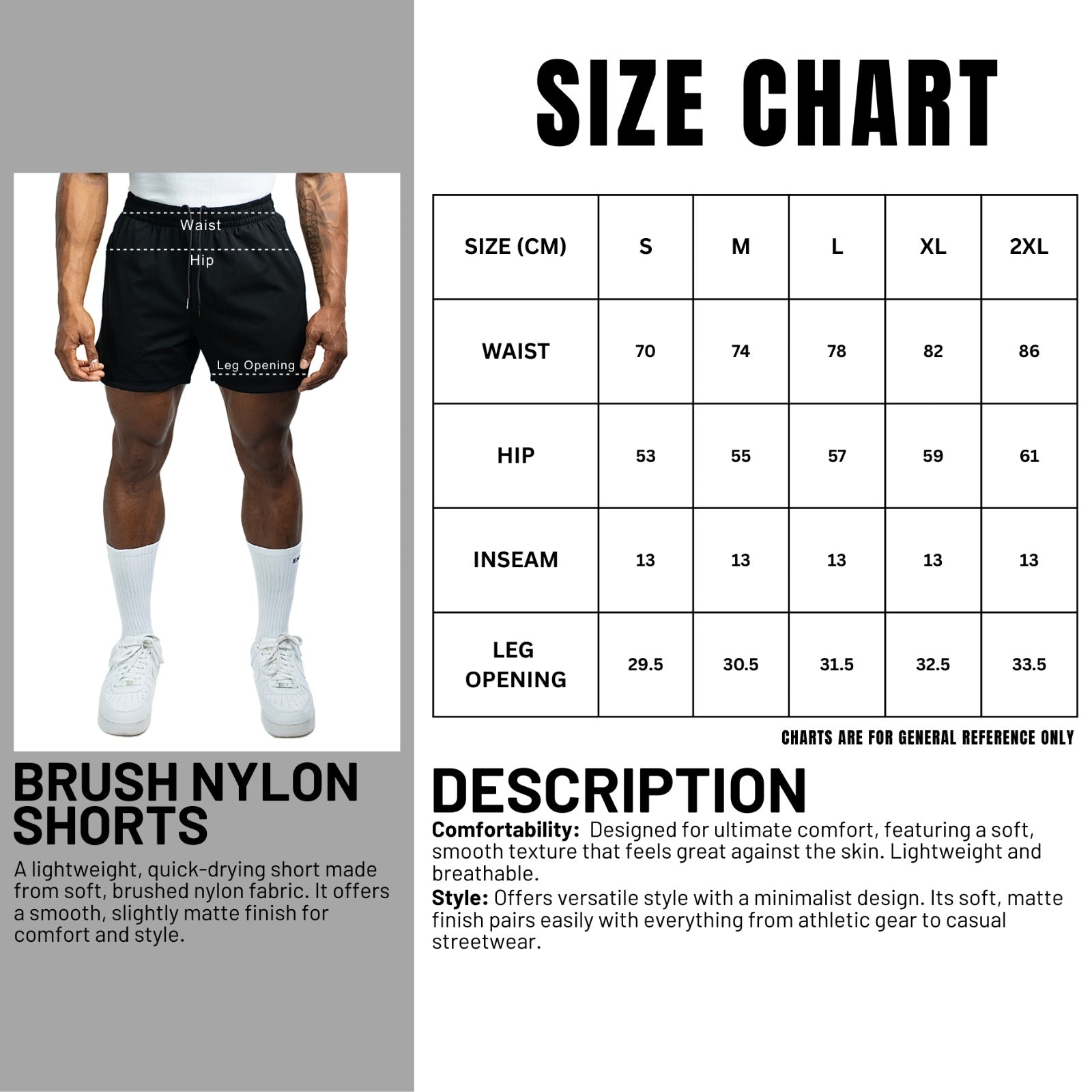 EKKO Blank Nylon Shorts | 7” inch – ekkovision