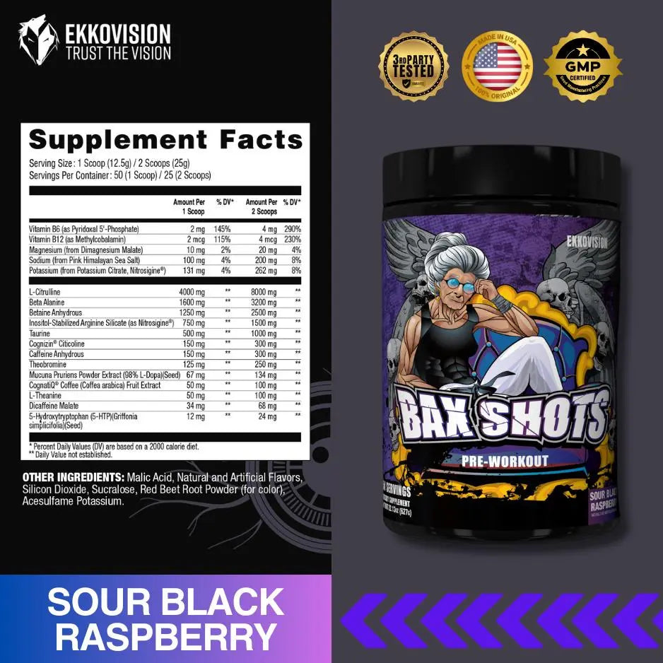 Bax Shots Preworkout - Baxter Signature