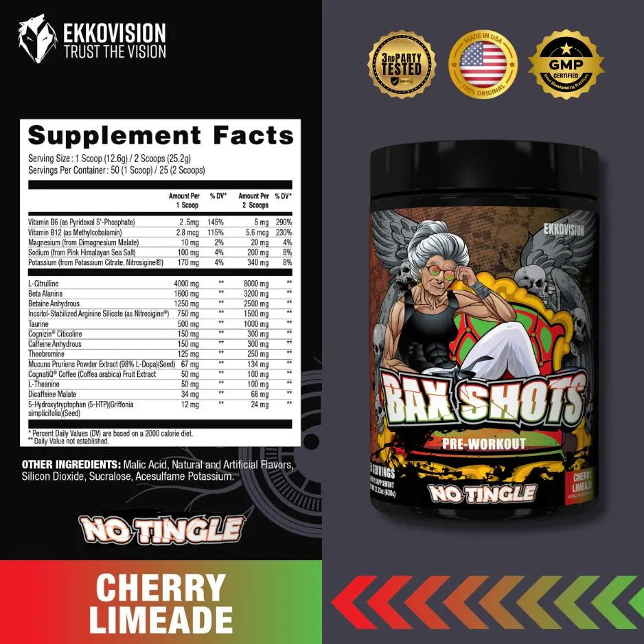 Bax Shots Preworkout - Baxter Signature