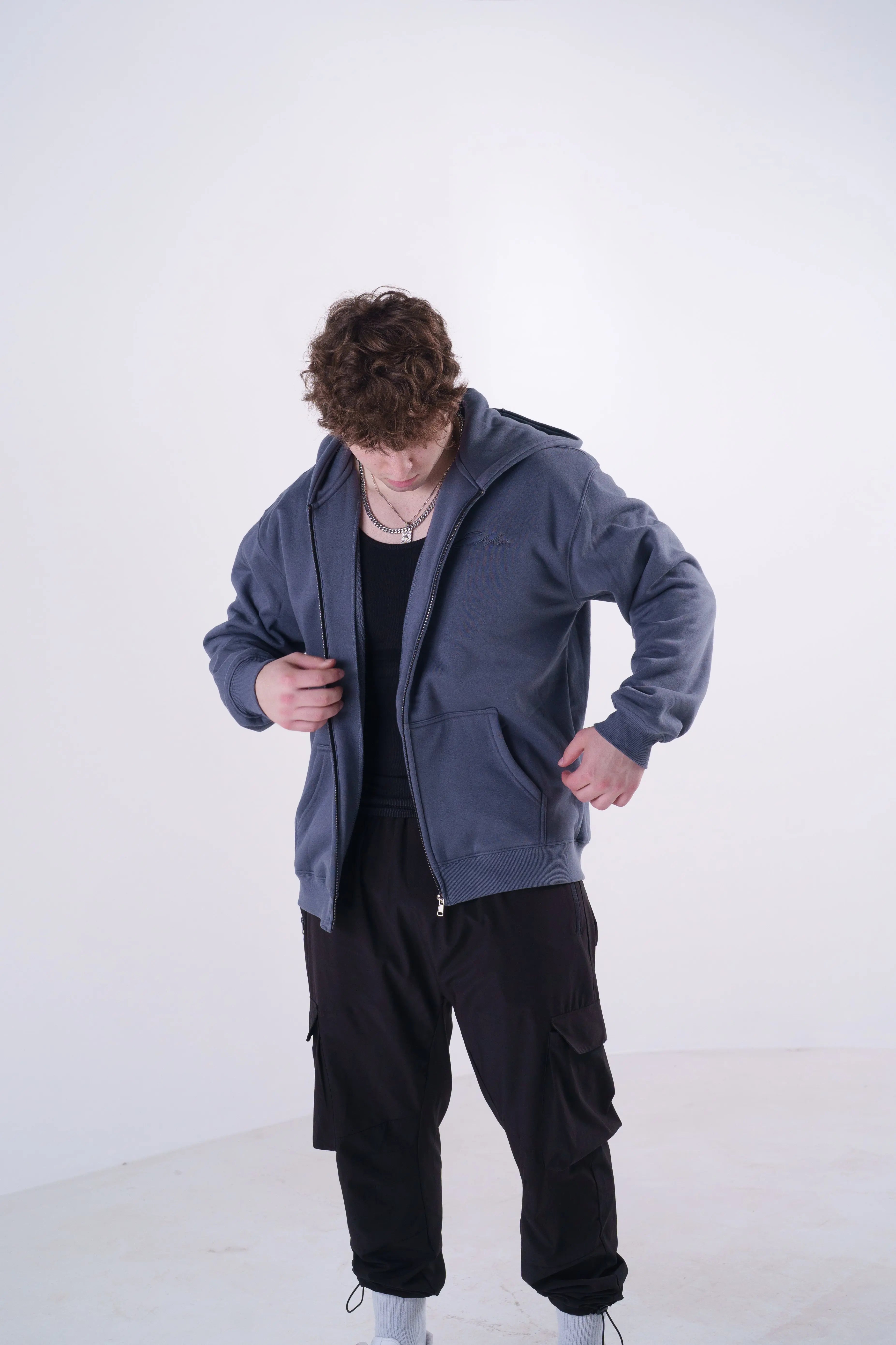 EKKO Polar Fleece Zip-Up Hoodie