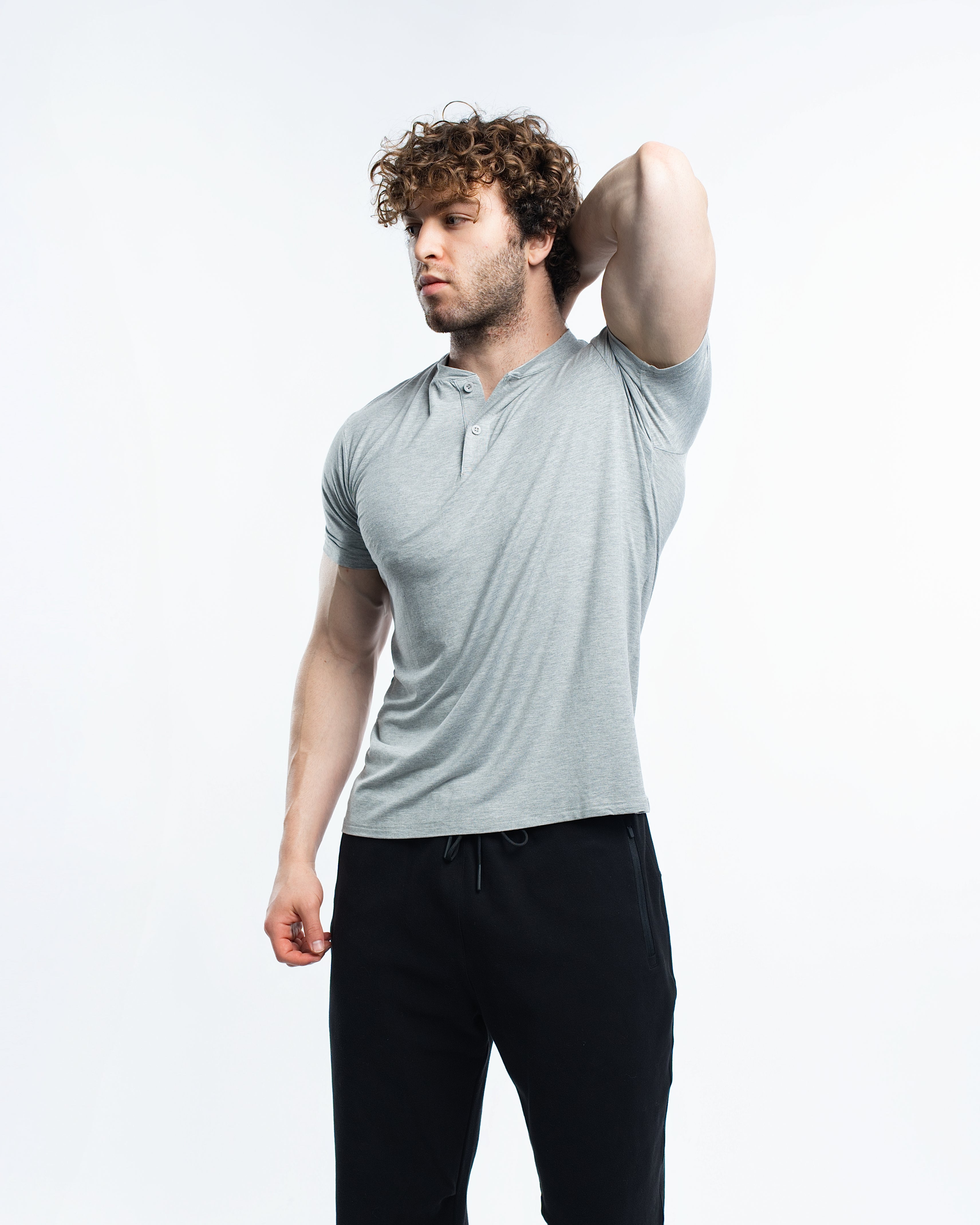 EKKO Blank Henley Short Sleeve