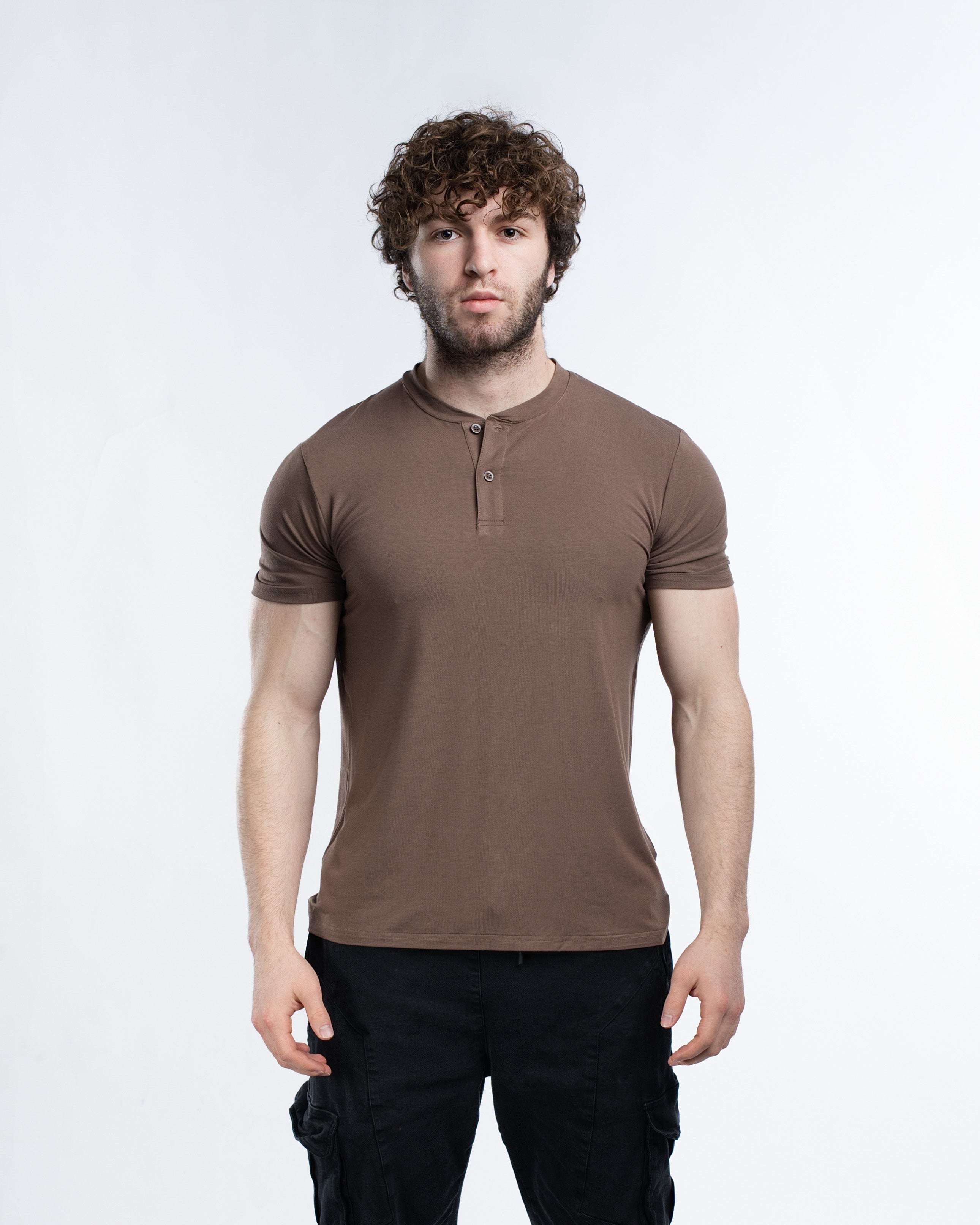 EKKO Blank Henley Short Sleeve