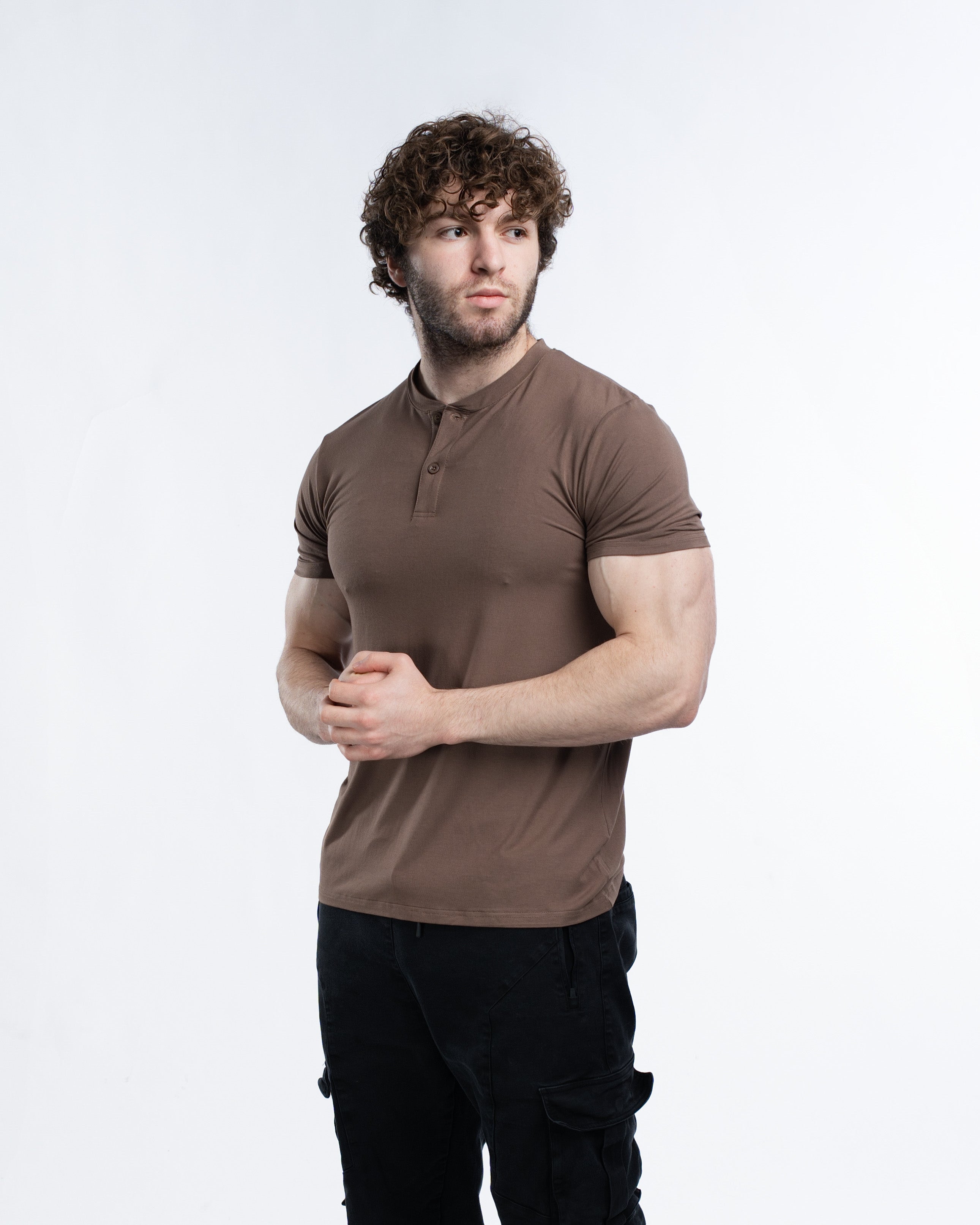 EKKO Blank Henley Short Sleeve