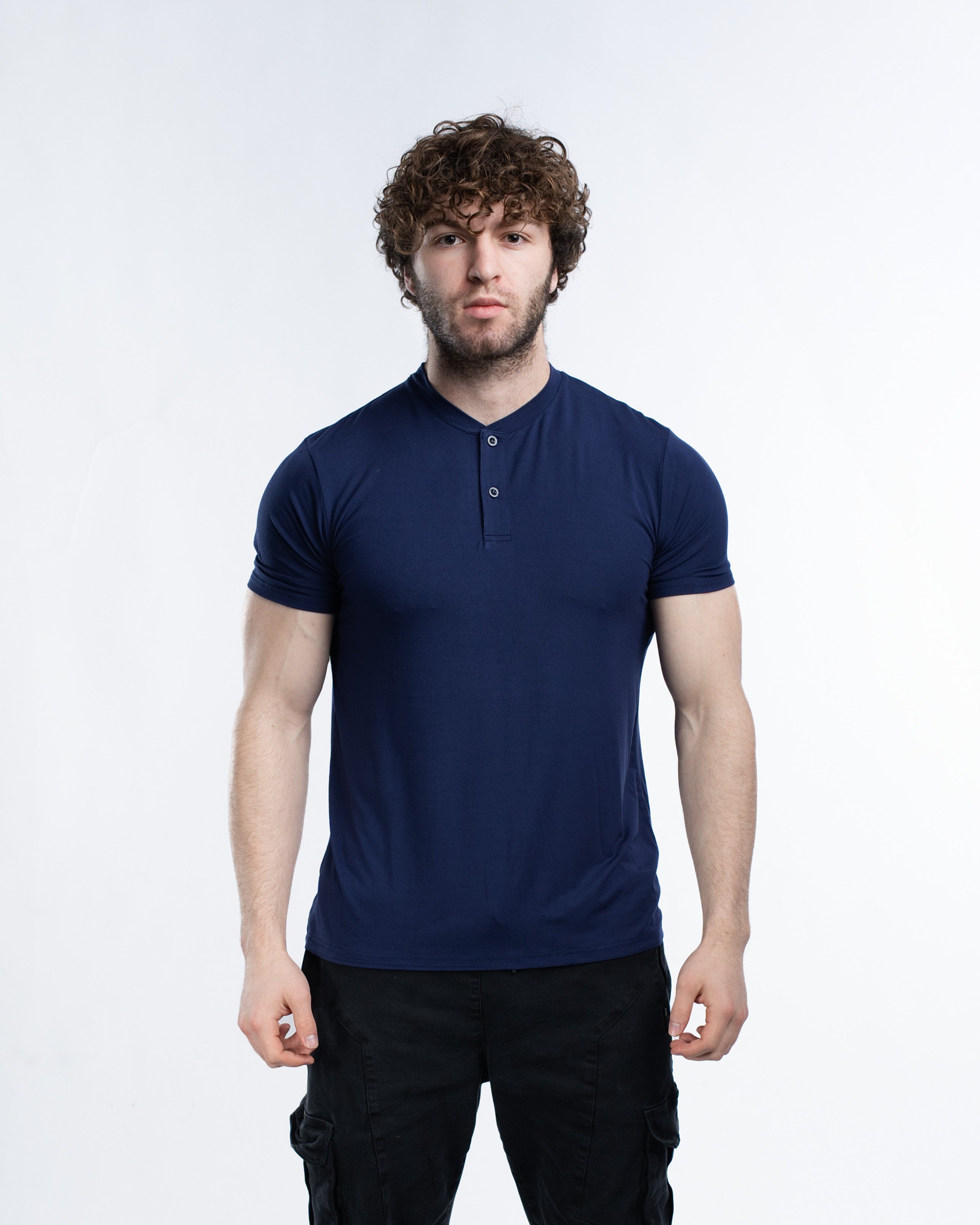EKKO Blank Henley Short Sleeve