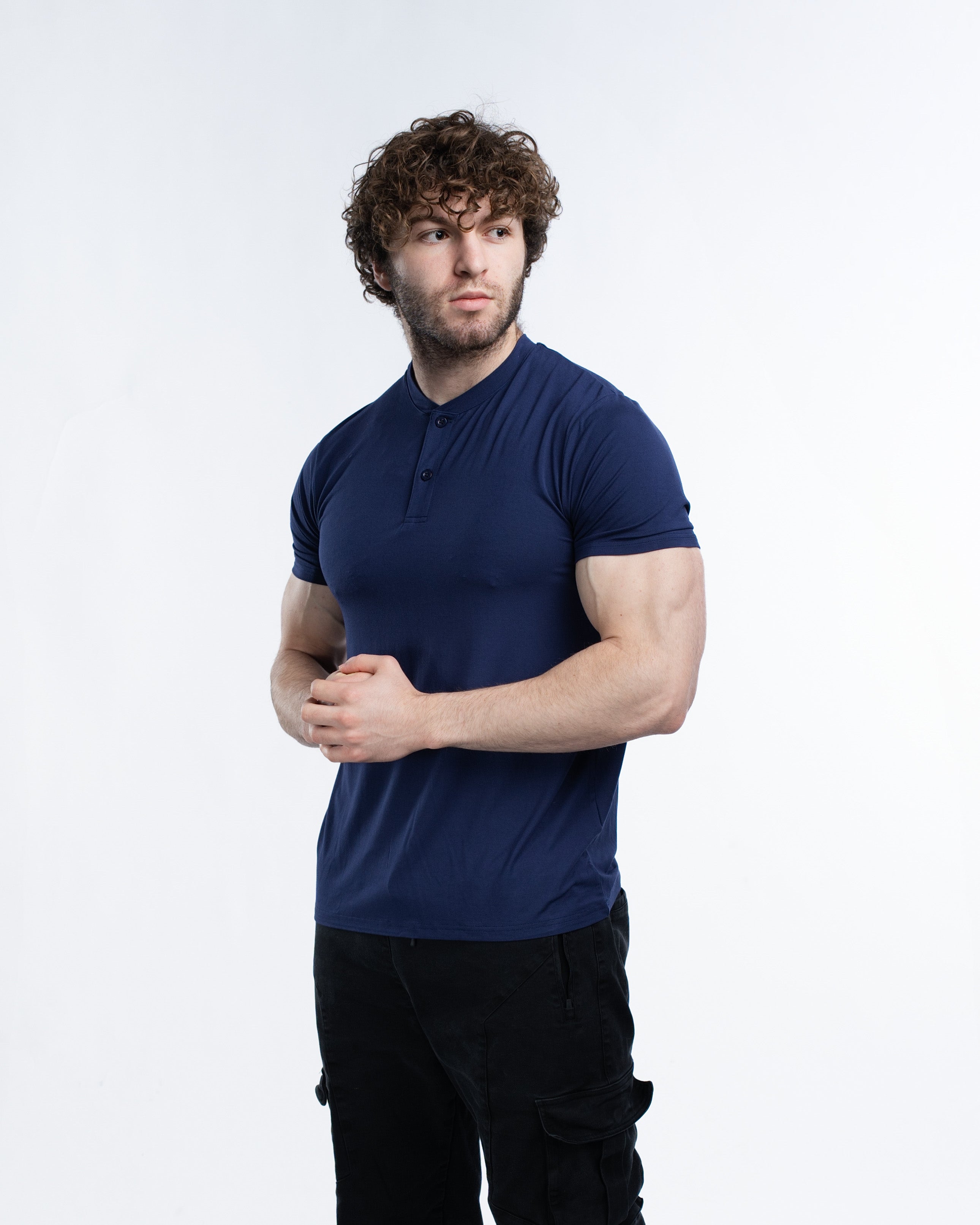 EKKO Blank Henley Short Sleeve