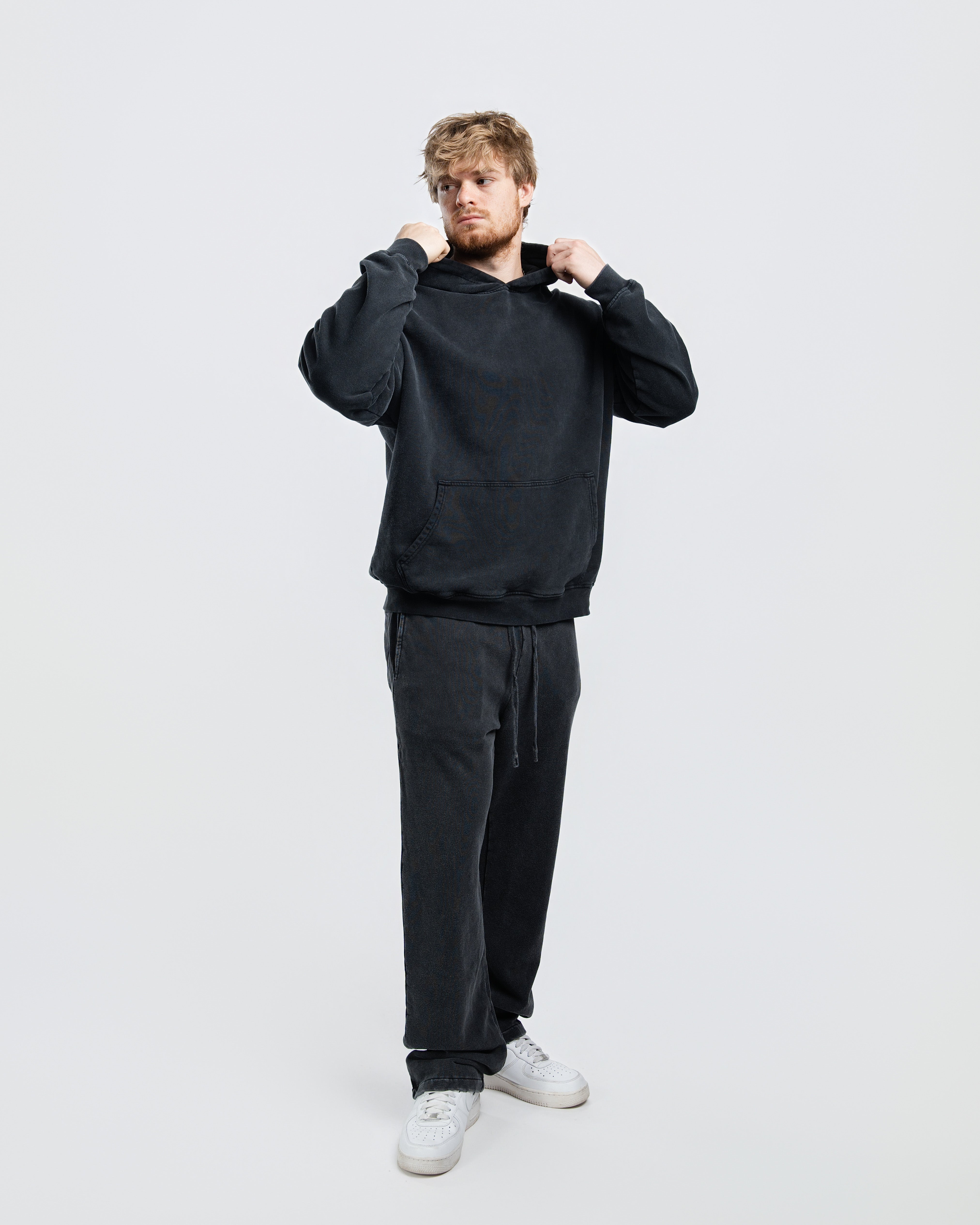 Blank Acid Wash Hoodie - 420 GSM 100% Cotton