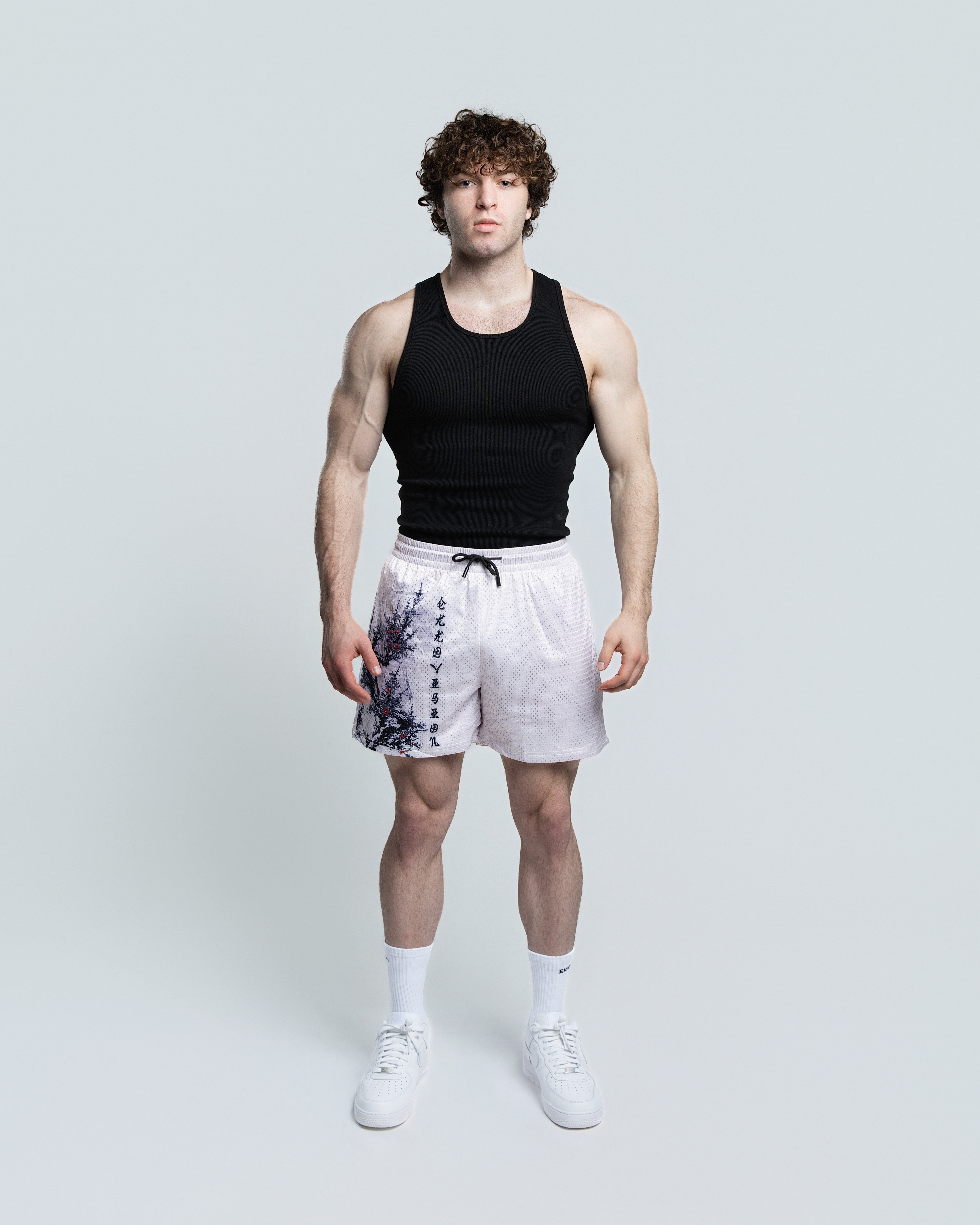 Shadow Blossom 4" Mesh Short