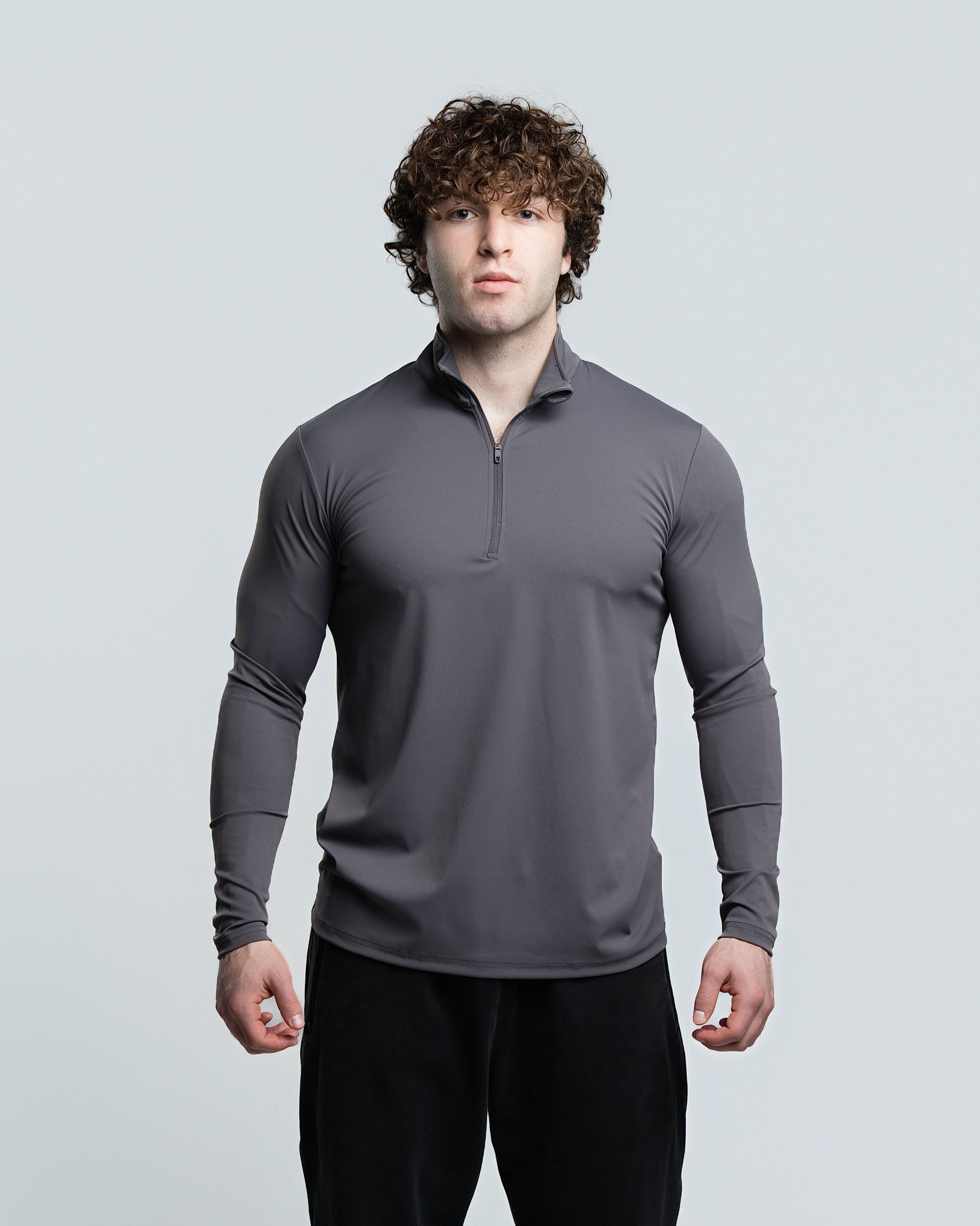 Brushed Nylon Quarter Zip