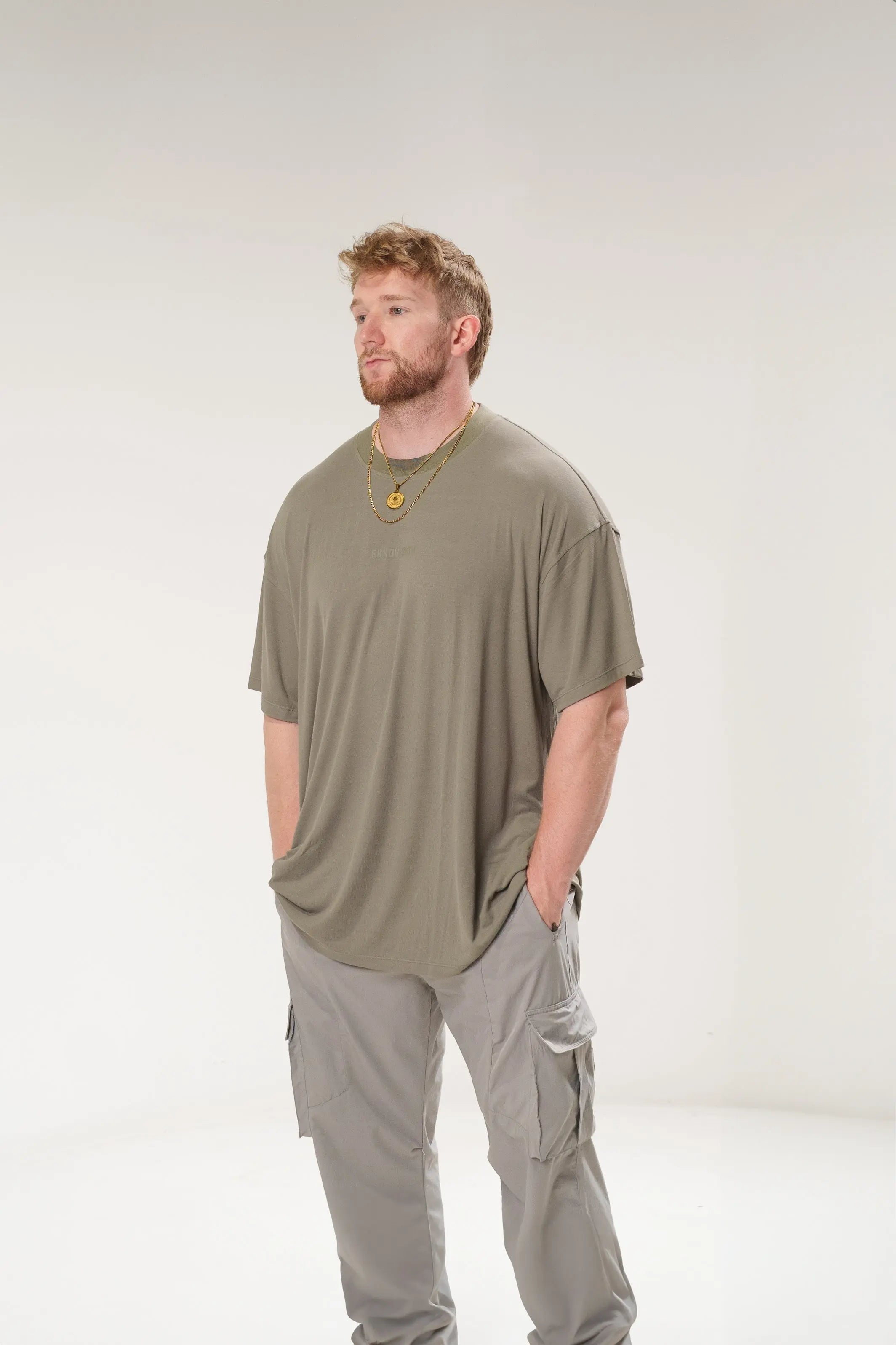 Rayon Oversized T Shirt