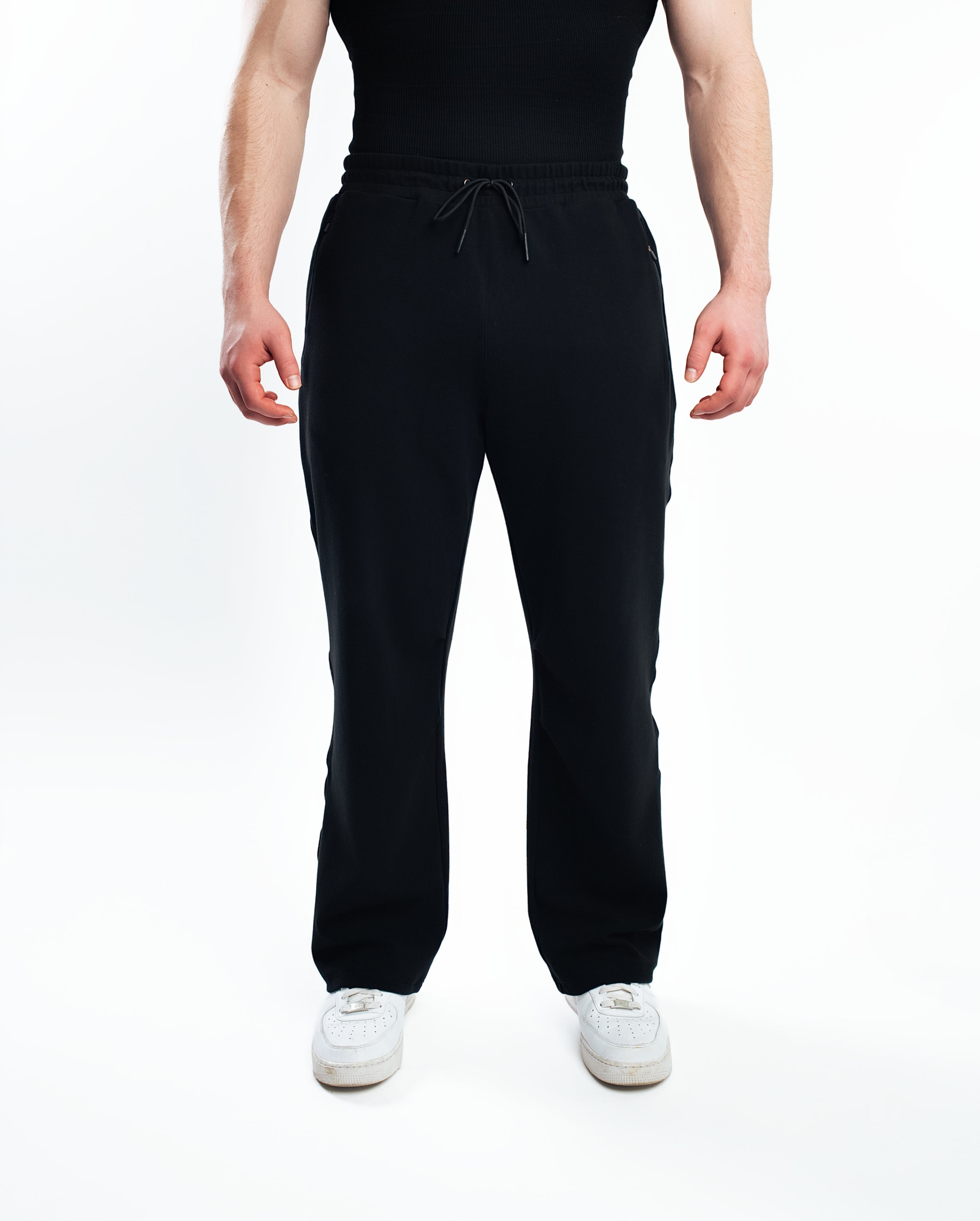 Brushed Cotton Straight Leg Jogger
