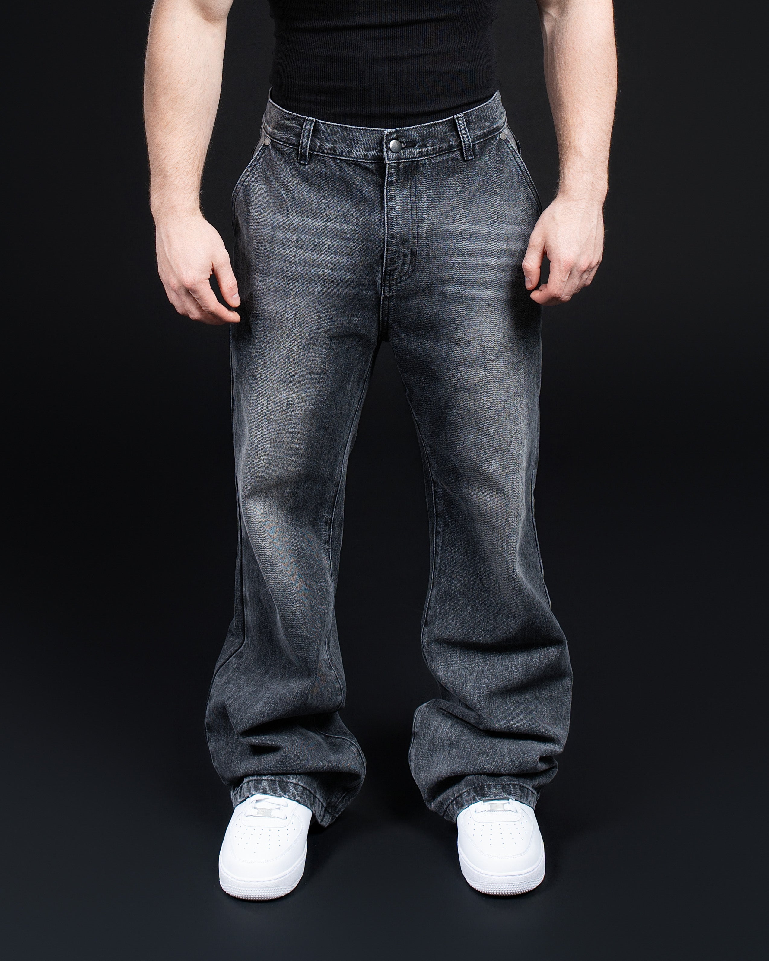 Street Denim Straight Leg Jeans - Coming Soon