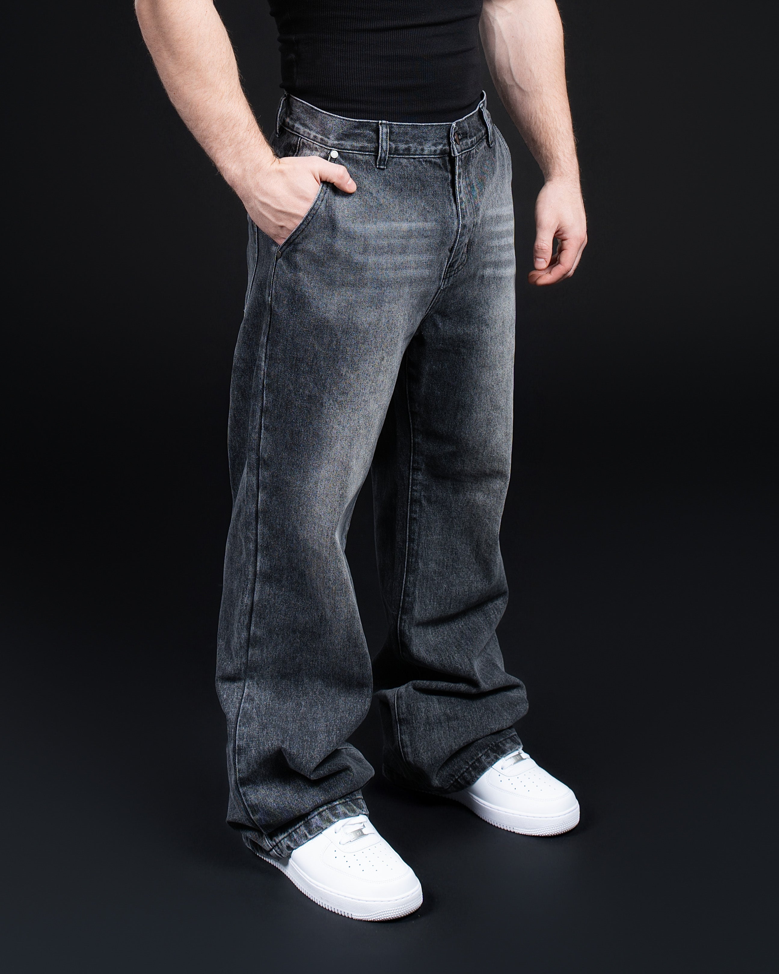 Street Denim Straight Leg Jeans - Coming Soon