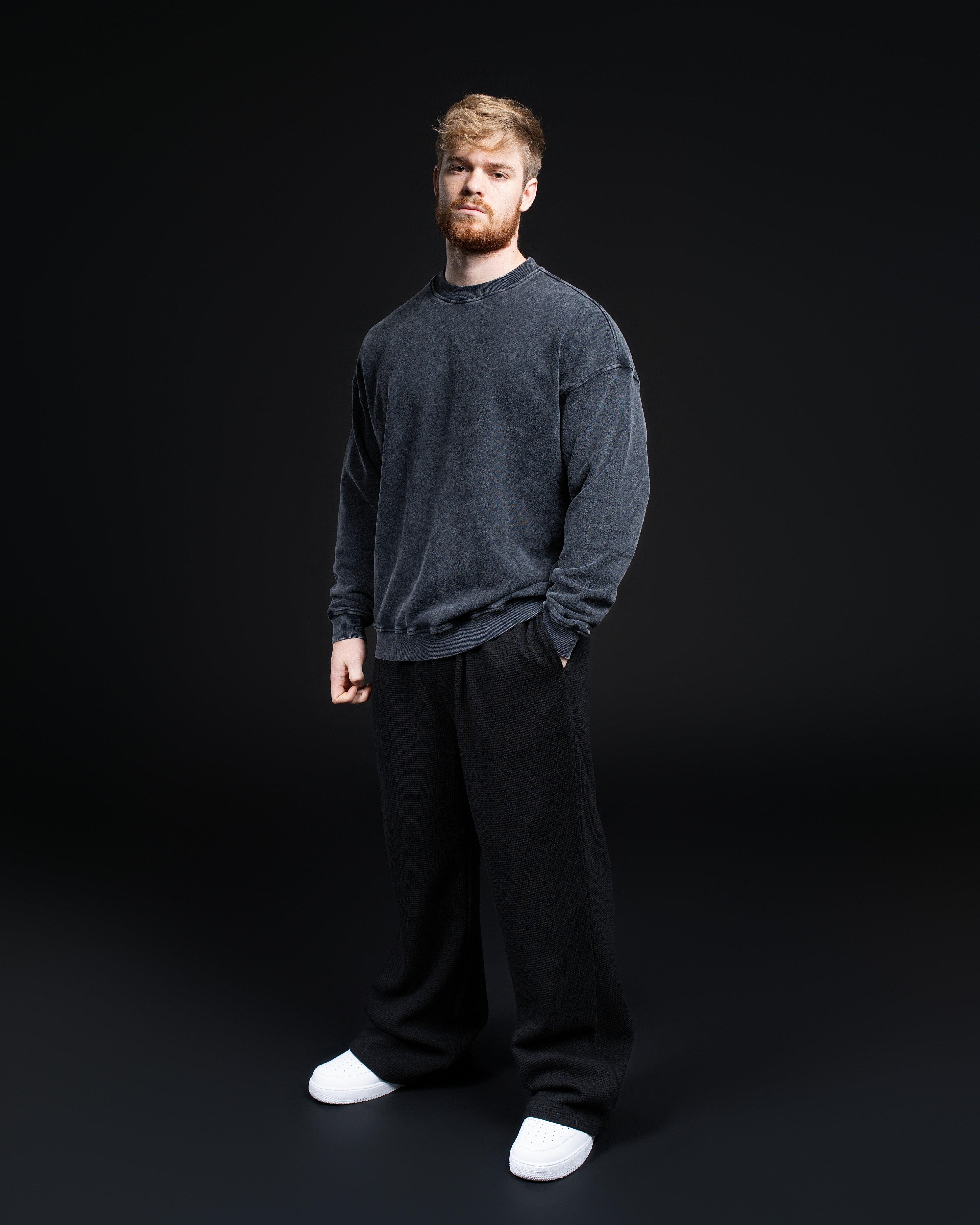 CLEARANCE Blank Acid Wash Crew Neck 100% Cotton – ekkovision