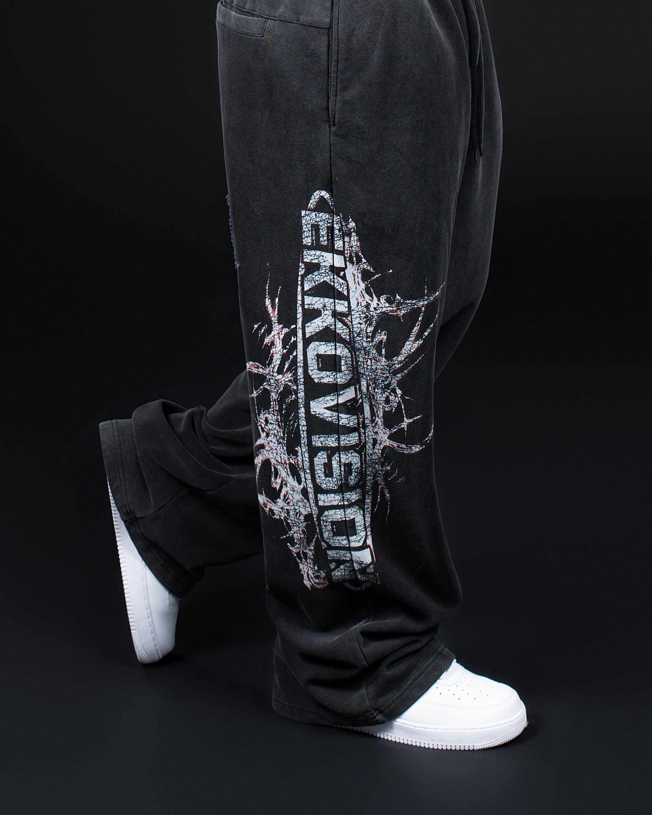 Oversized Acid Wash Fleece Sweatpants – ekkovision