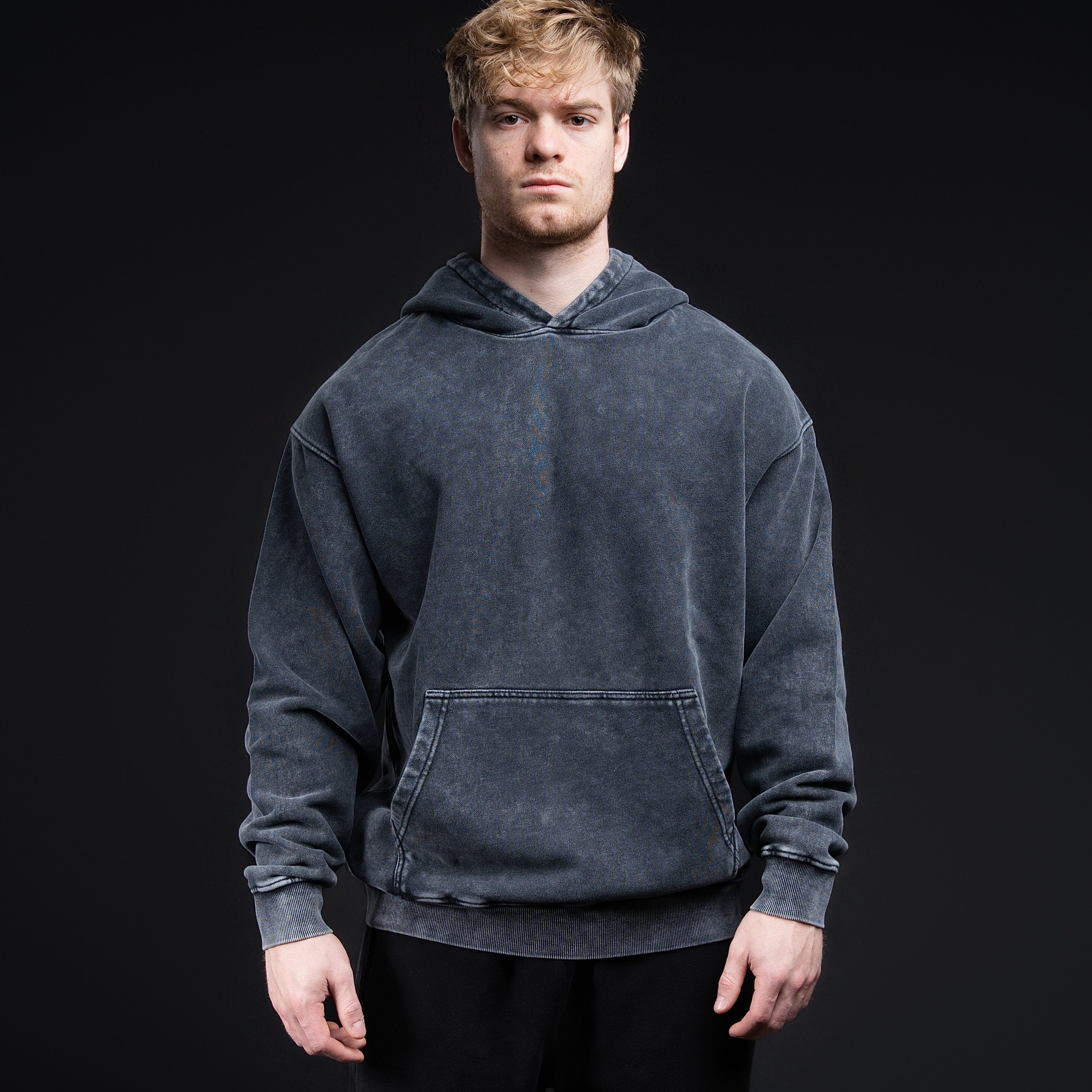 Blank Acid Wash Hoodie - 420 GSM 100% Cotton