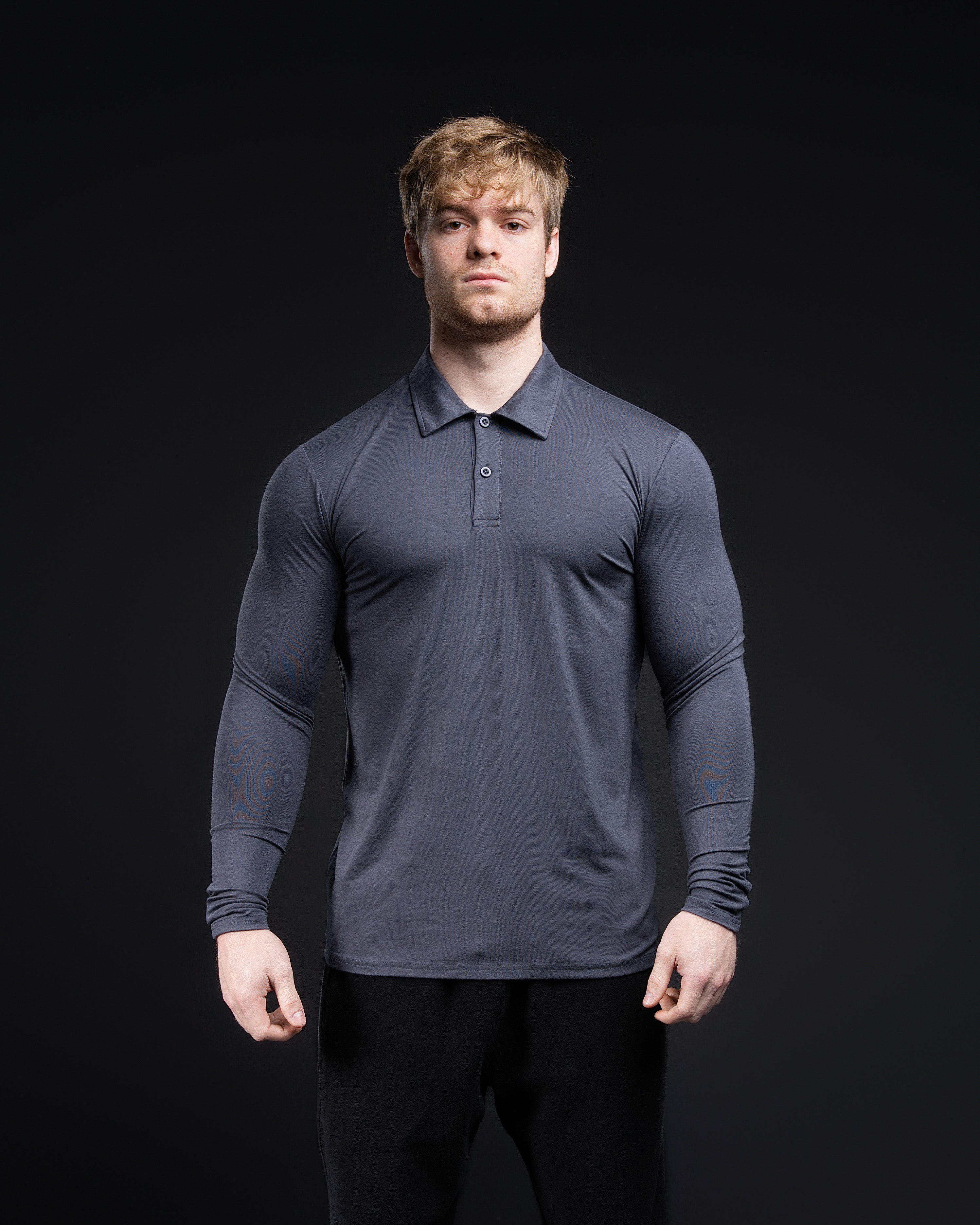 CLEARANCE Long Sleeve Blank Polo – ekkovision