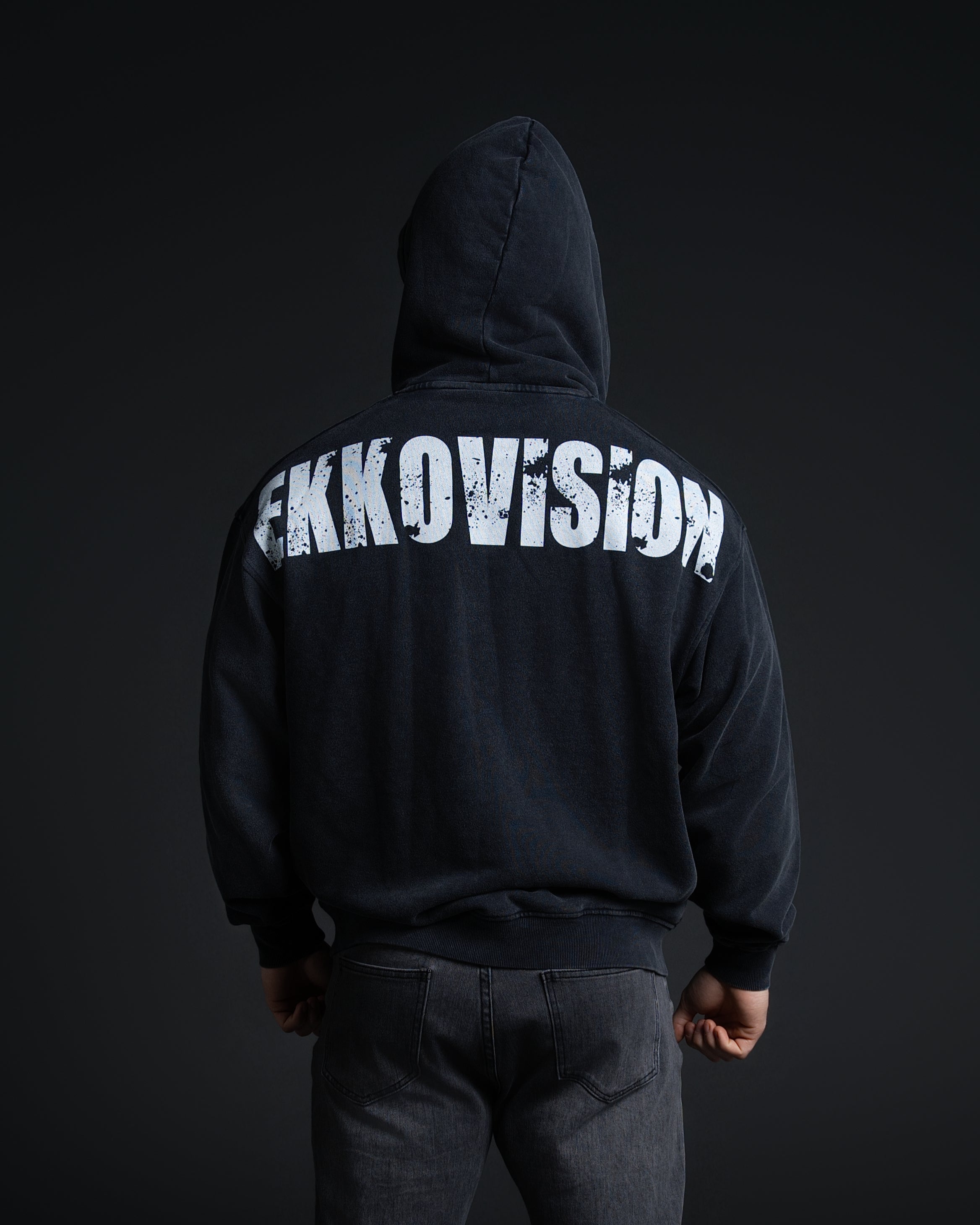 Blank Acid Wash Hoodie - 420 GSM 100% Cotton