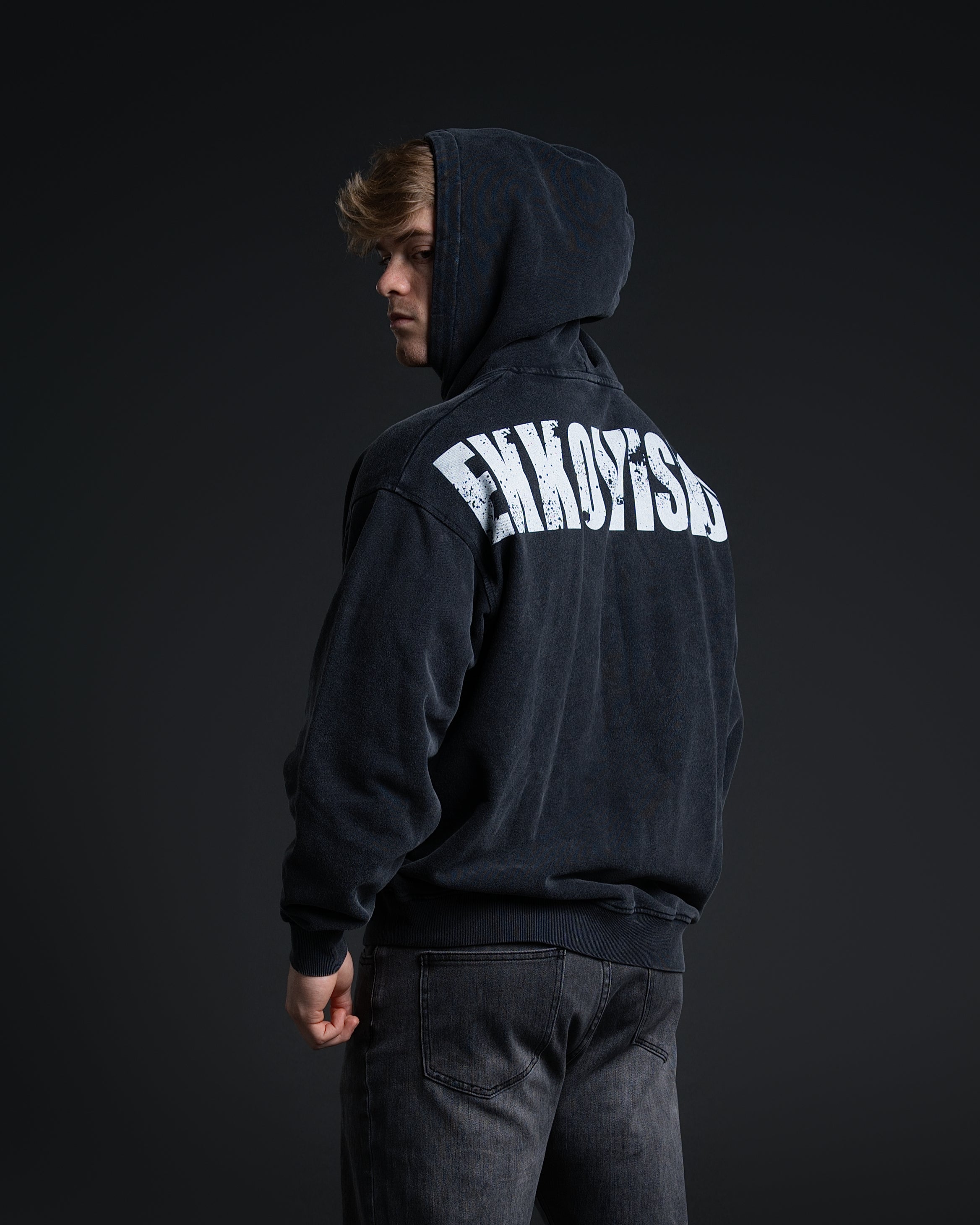 Rebirth Acid Wash Hoodie - 420 GSM 100% Cotton – ekkovision