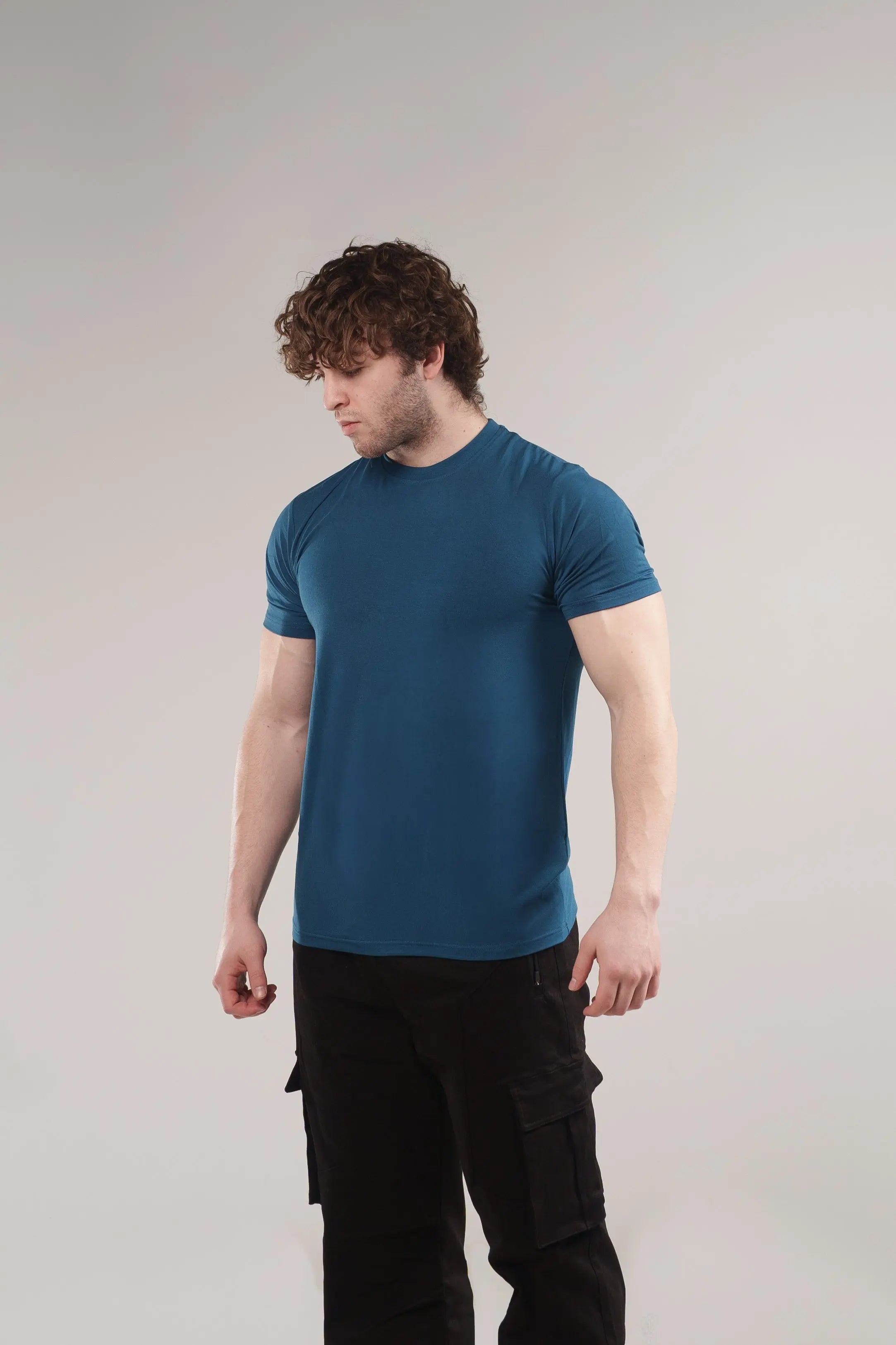 Pink CLEARANCE COLORS MEN'S BLANK FITTED T SHIRT (Copy) ekkovision