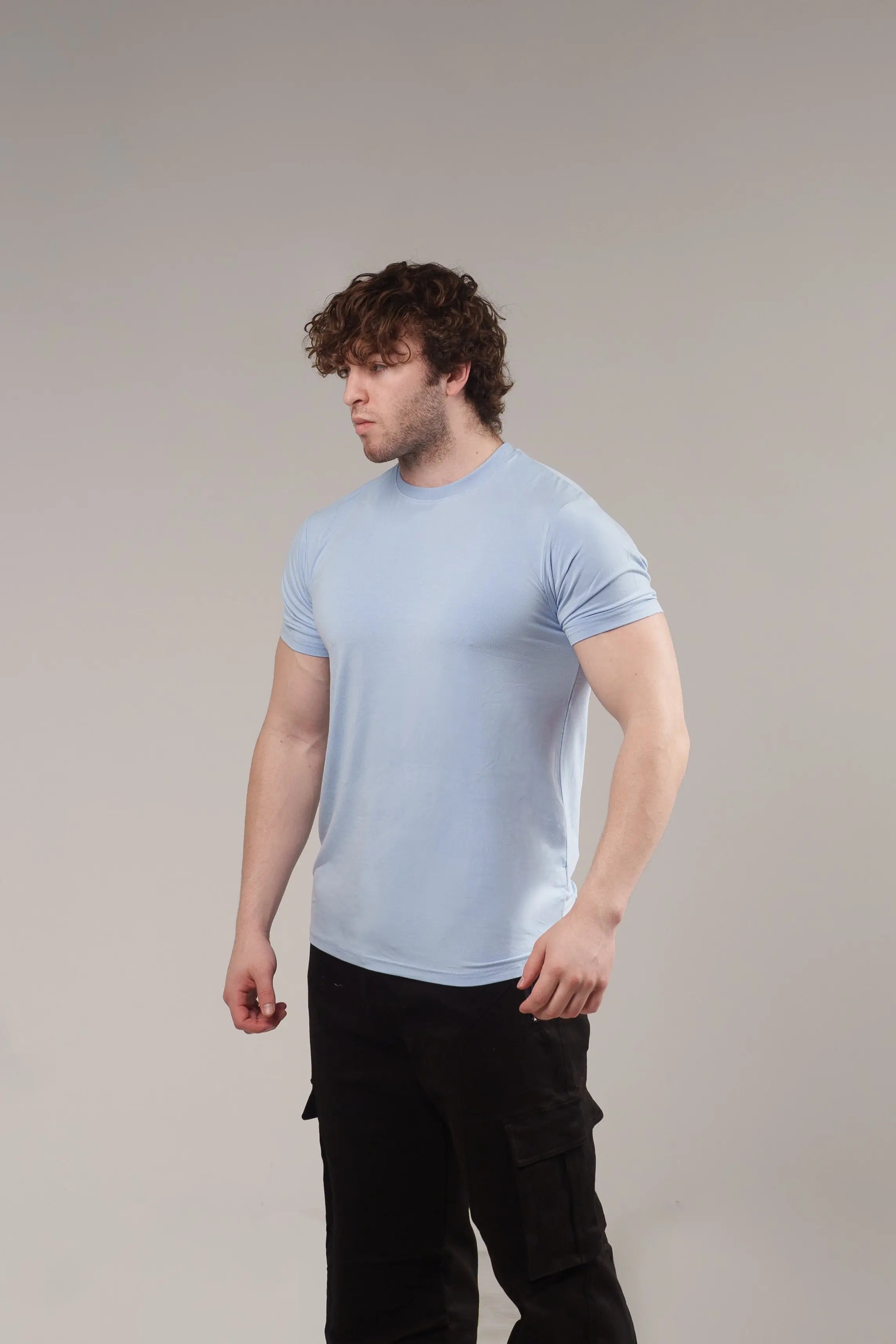 Pink CLEARANCE COLORS MEN'S BLANK FITTED T SHIRT (Copy) ekkovision