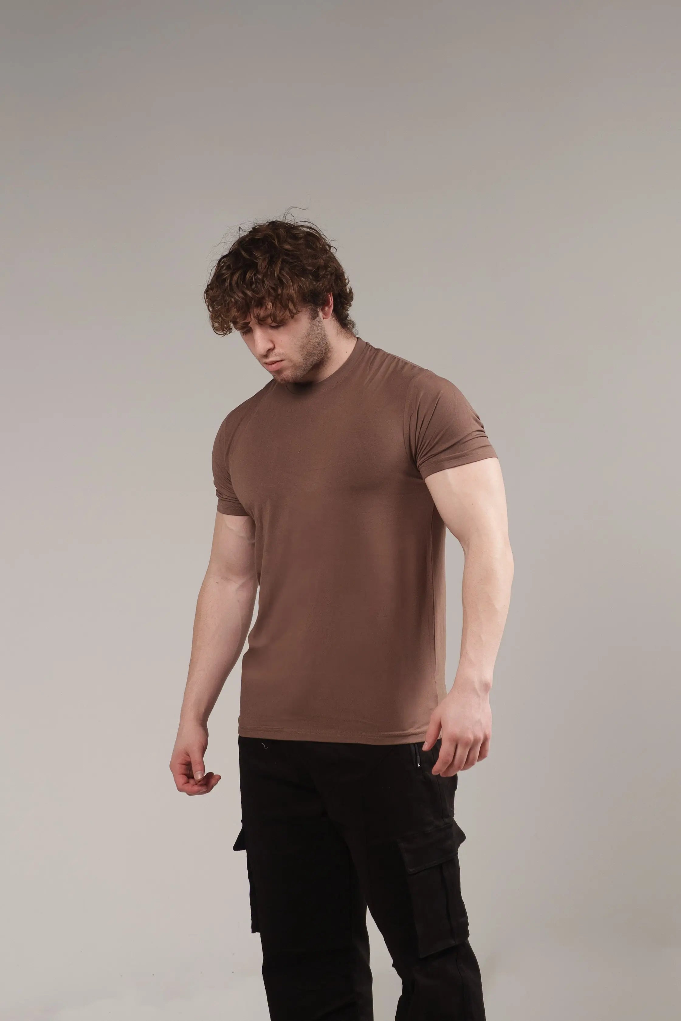 Pink CLEARANCE COLORS MEN'S BLANK FITTED T SHIRT (Copy) ekkovision