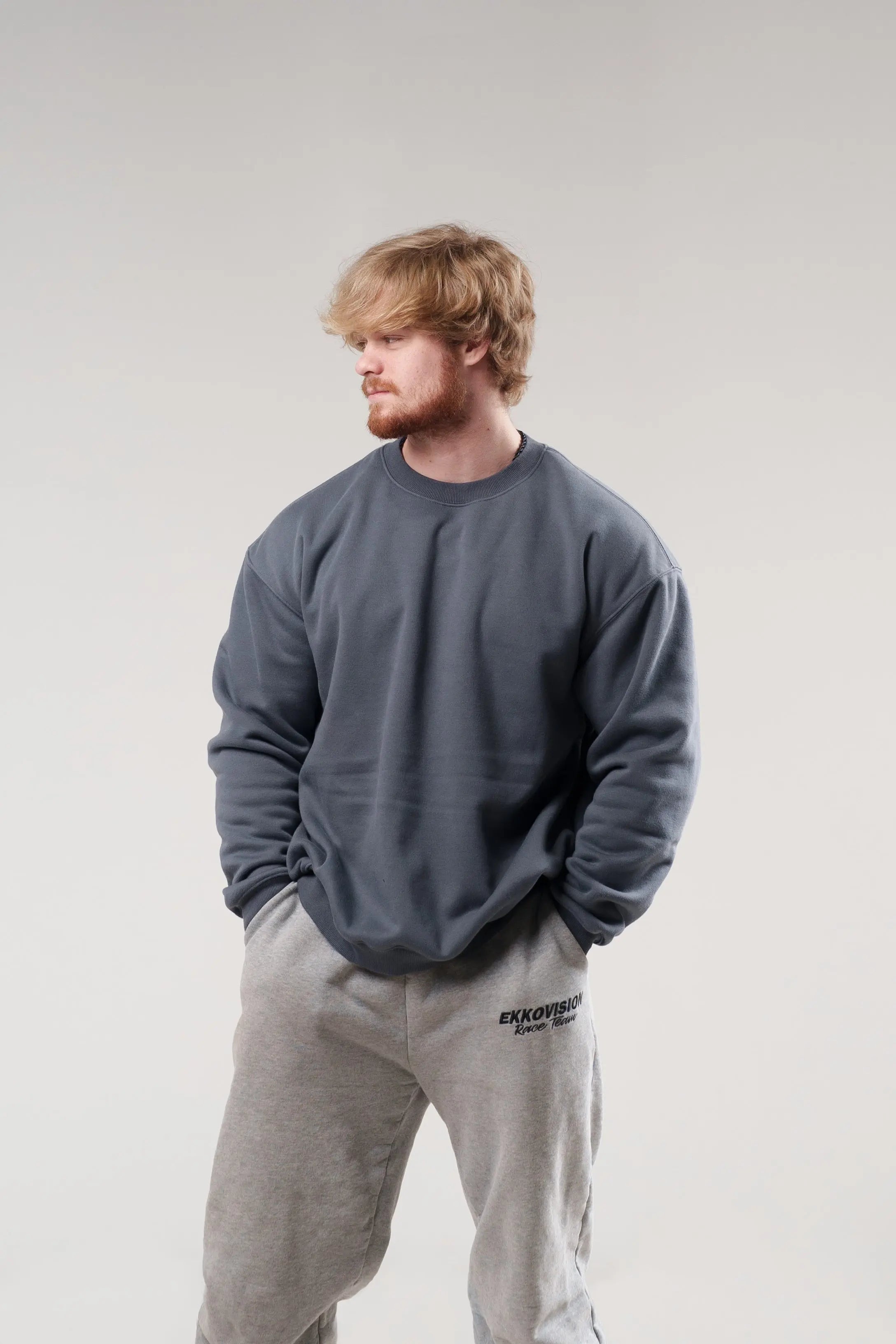 EKKO Polar Fleece Blank Crew Neck