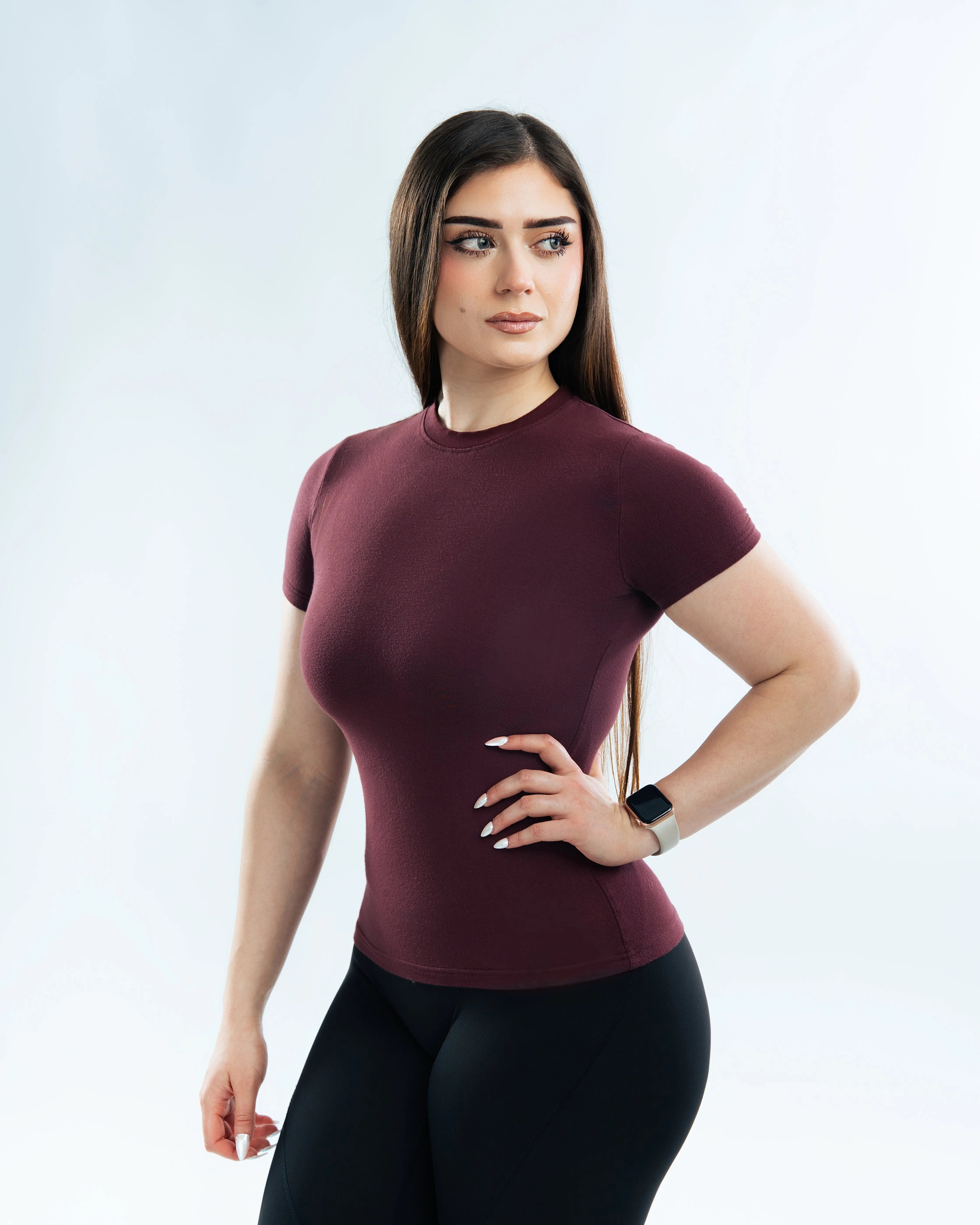 WMNS Ekko BLANK FITTED T SHIRT