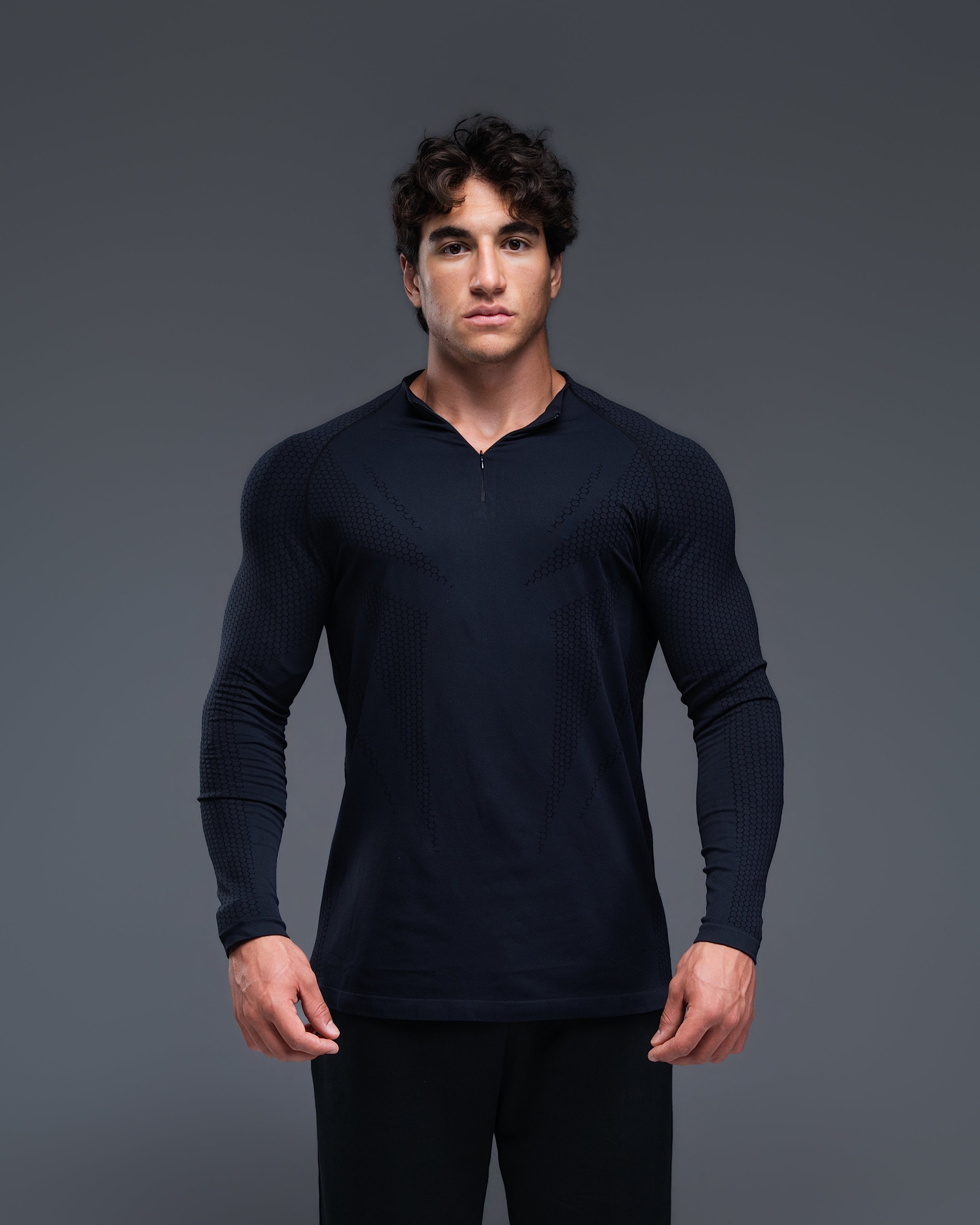 エカーズウェアMサイズ EVO Quarter Zip Compression – ekkovision