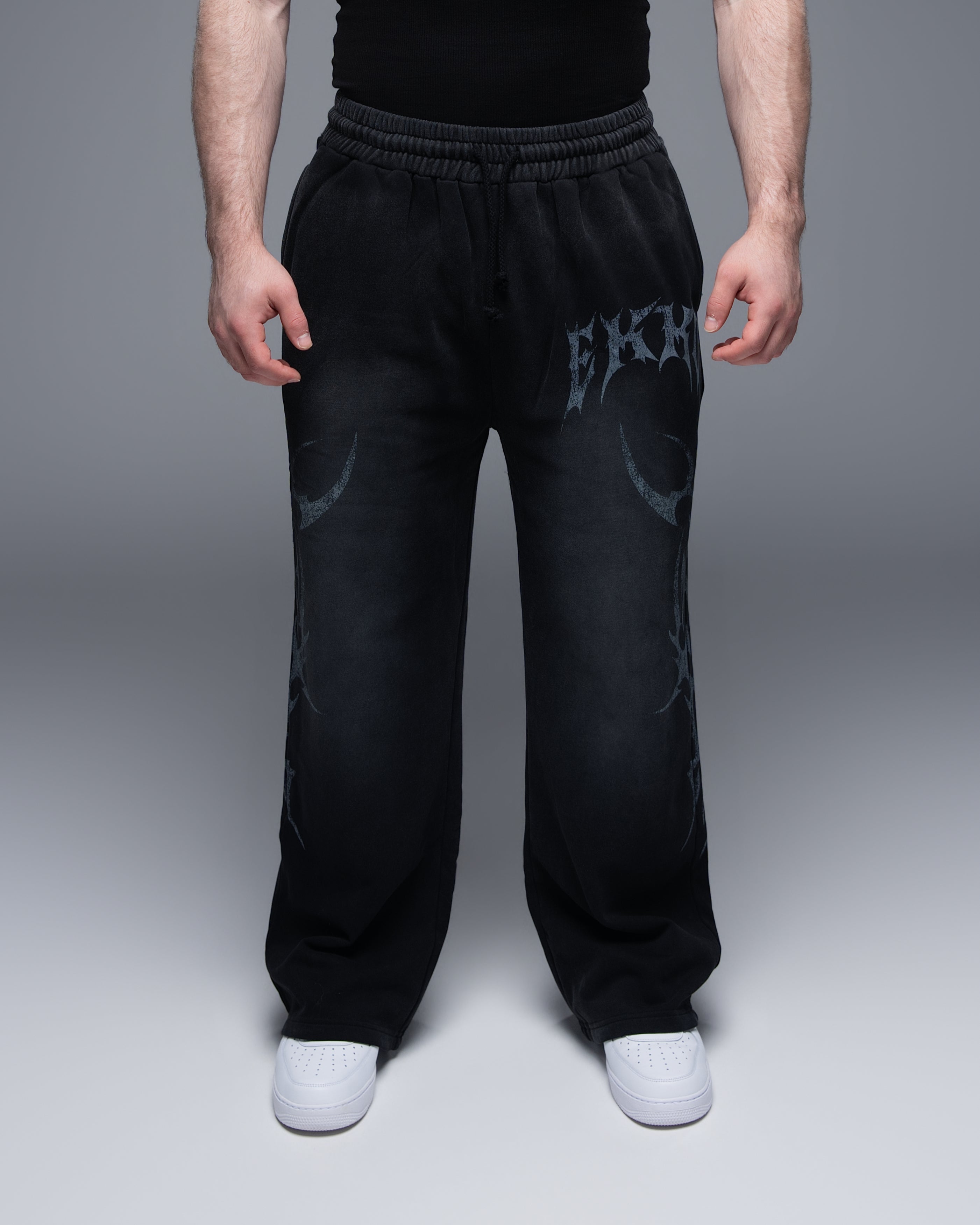 Blade Oversized Acid Wash Fleece Sweatpants – ekkovision