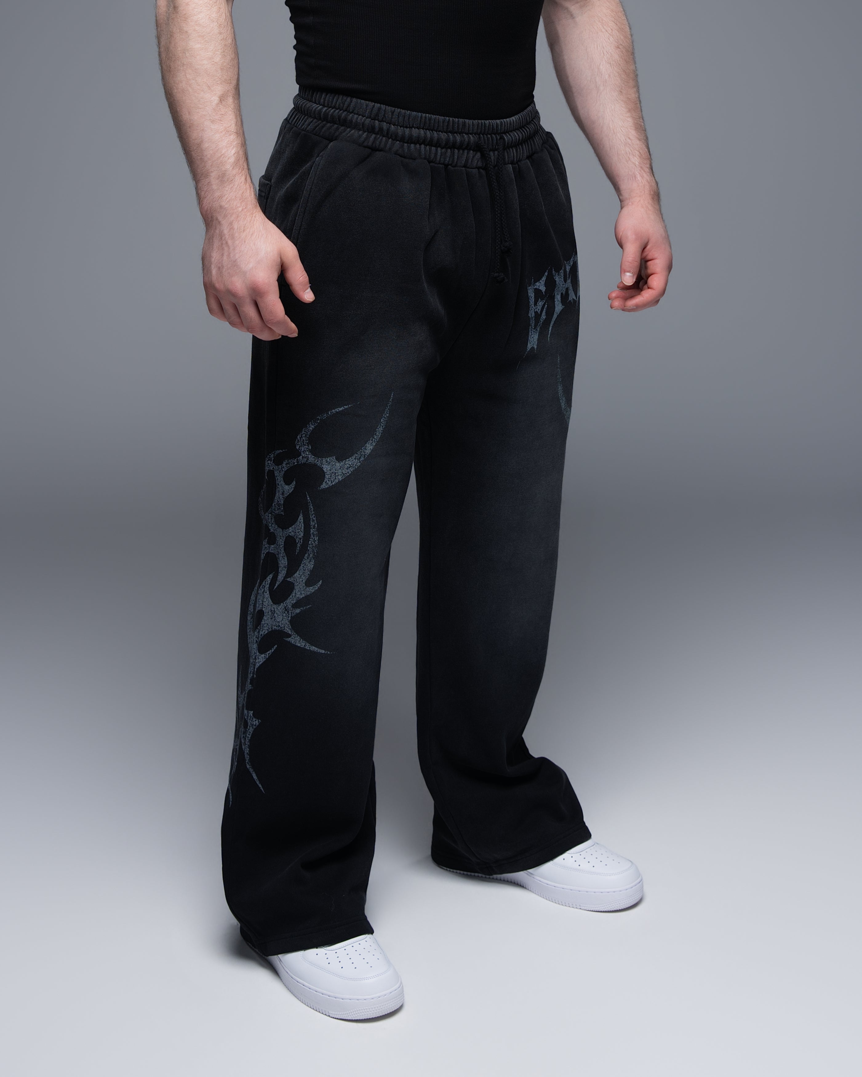 Blade Oversized Acid Wash Fleece Sweatpants – ekkovision