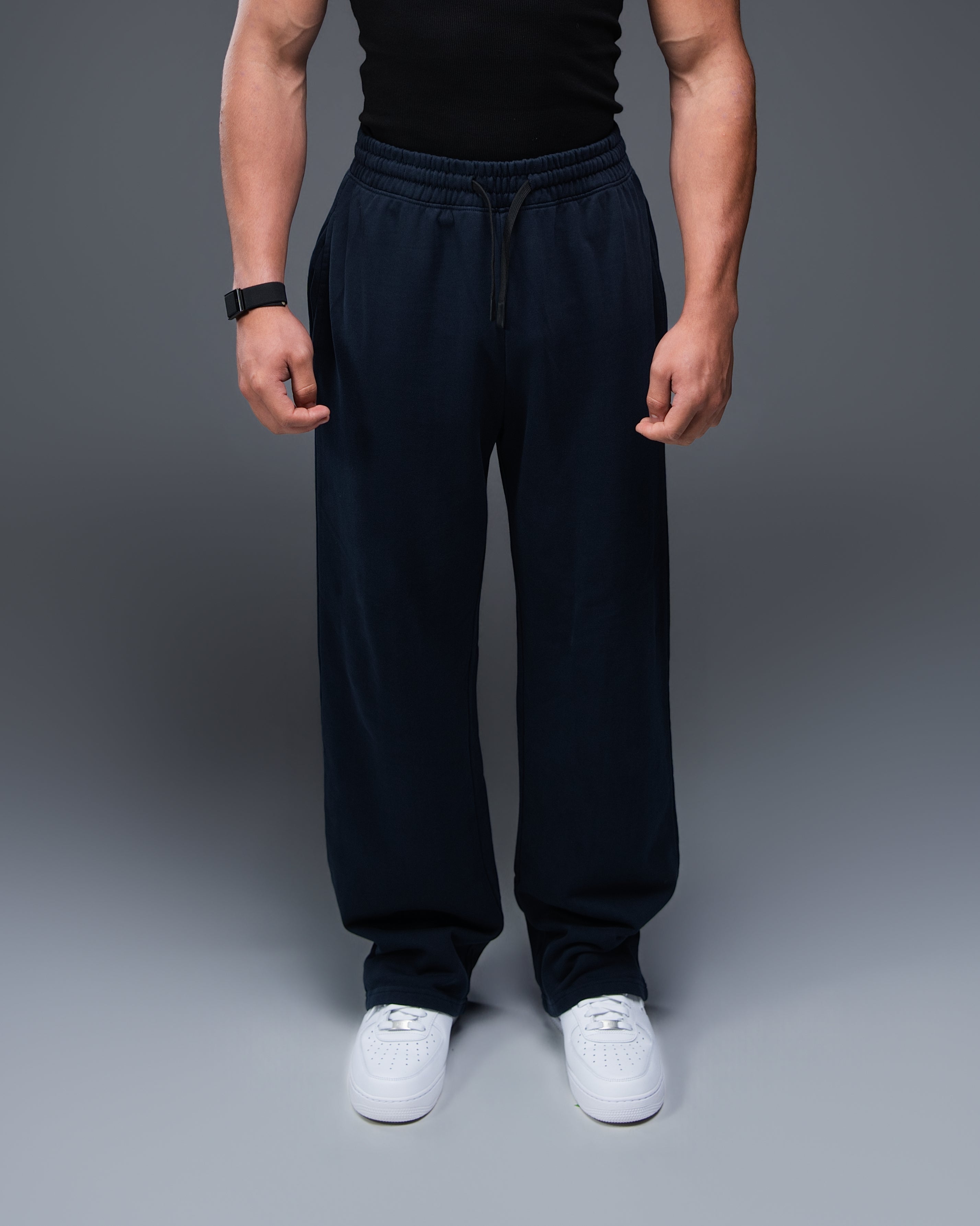 Terry Cotton Straight Leg Jogger - ekkovision