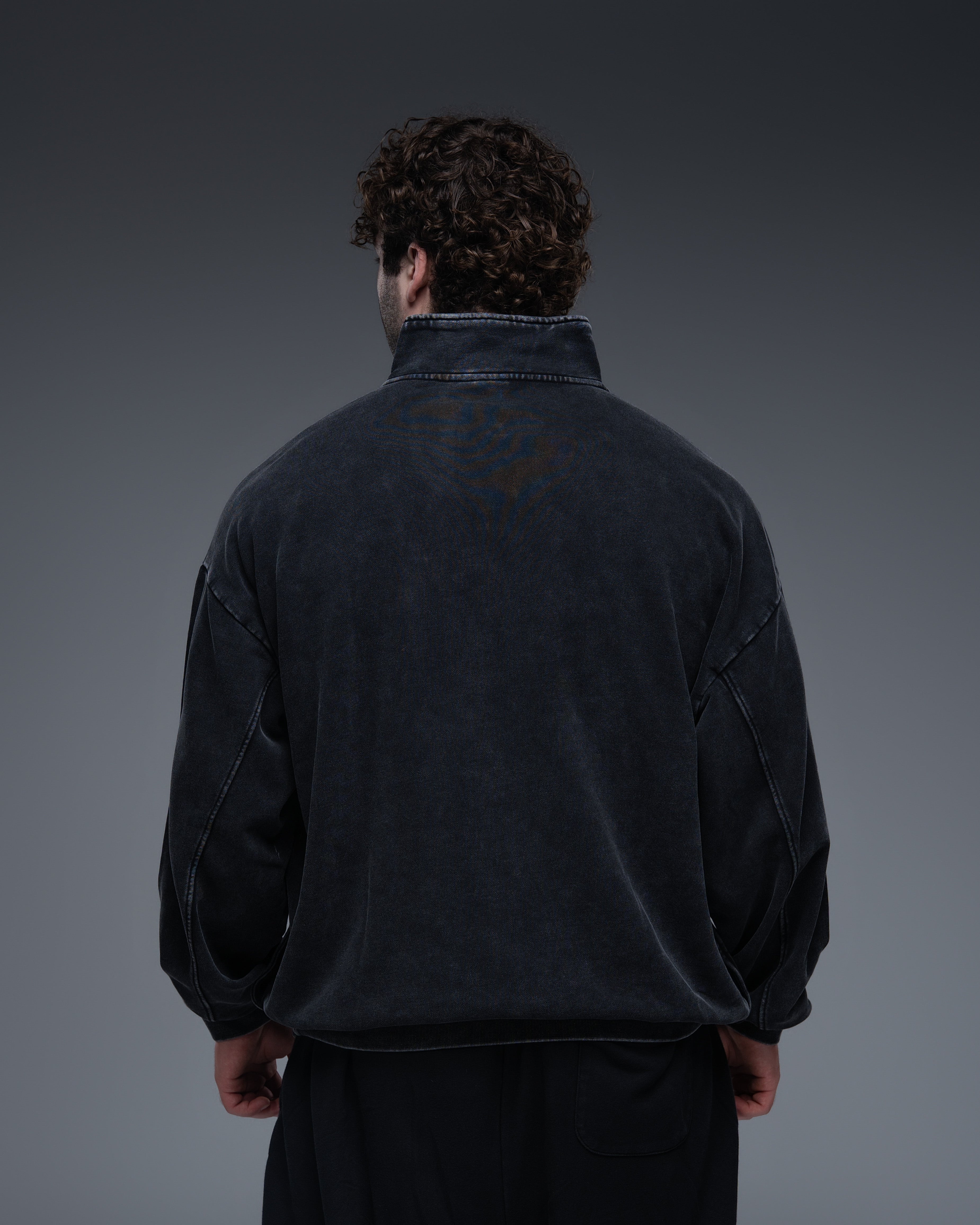 Oversized Terry Cotton Quarter Zip 100% Cotton – ekkovision