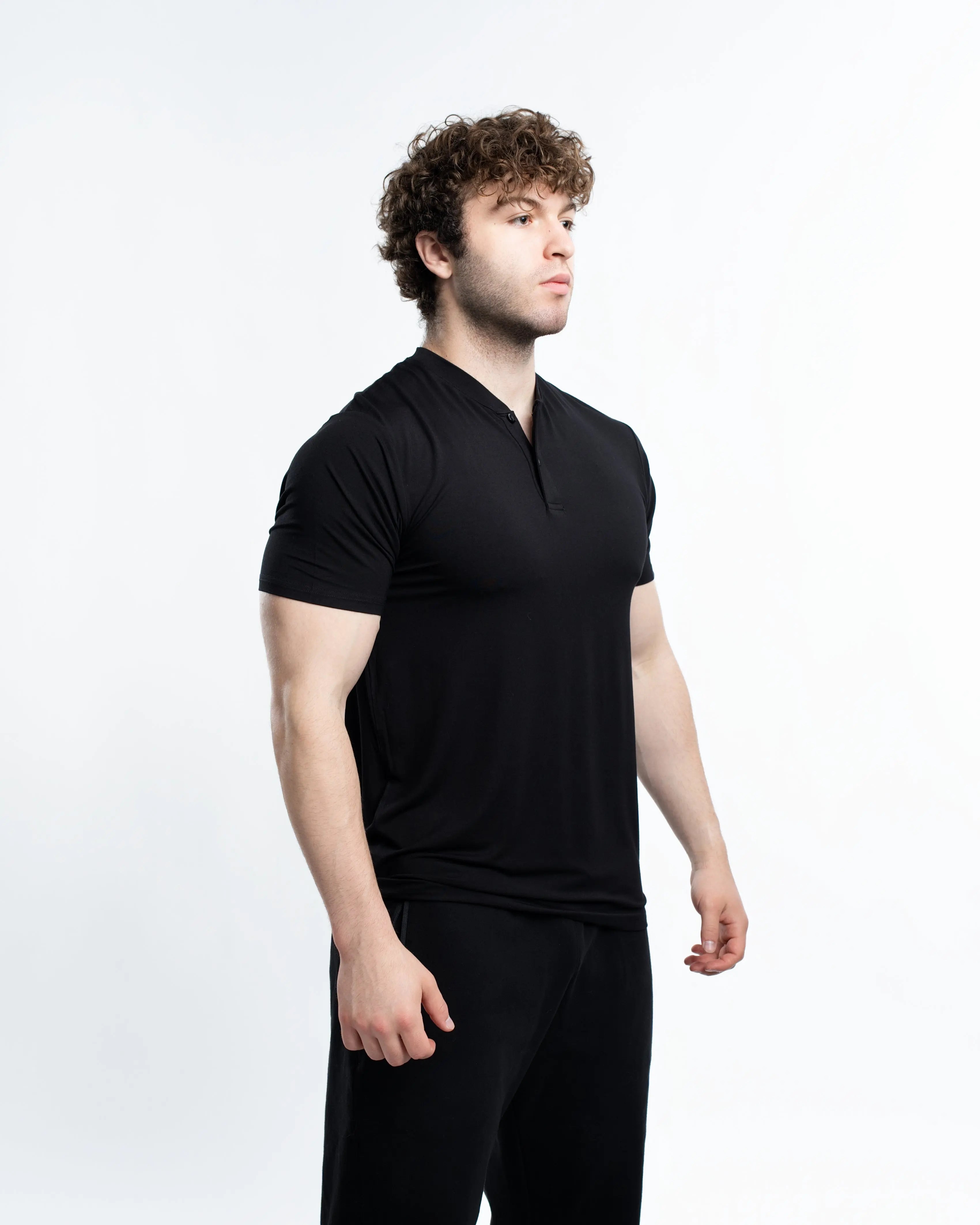 EKKO Blank Henley Short Sleeve
