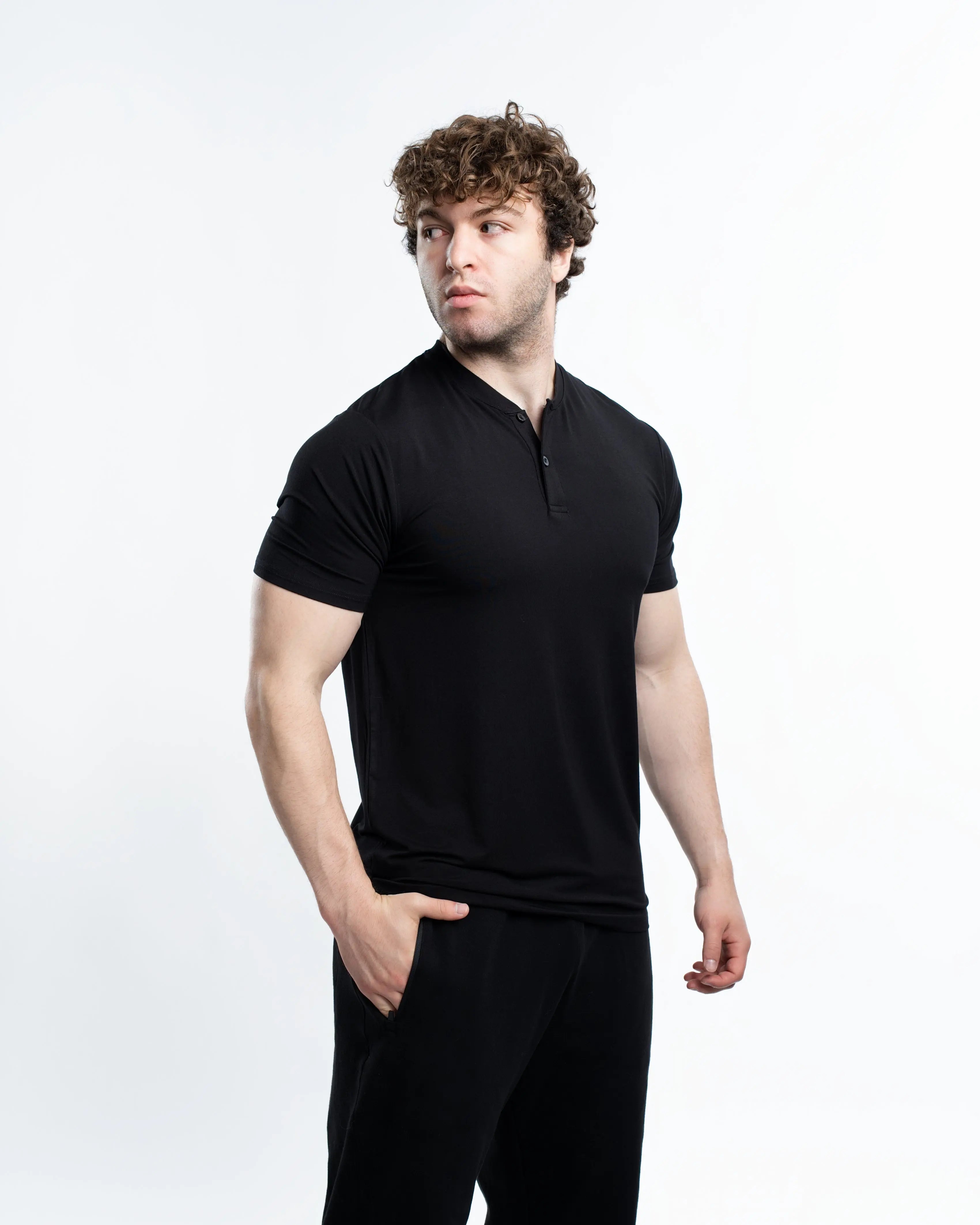 EKKO Blank Henley Short Sleeve