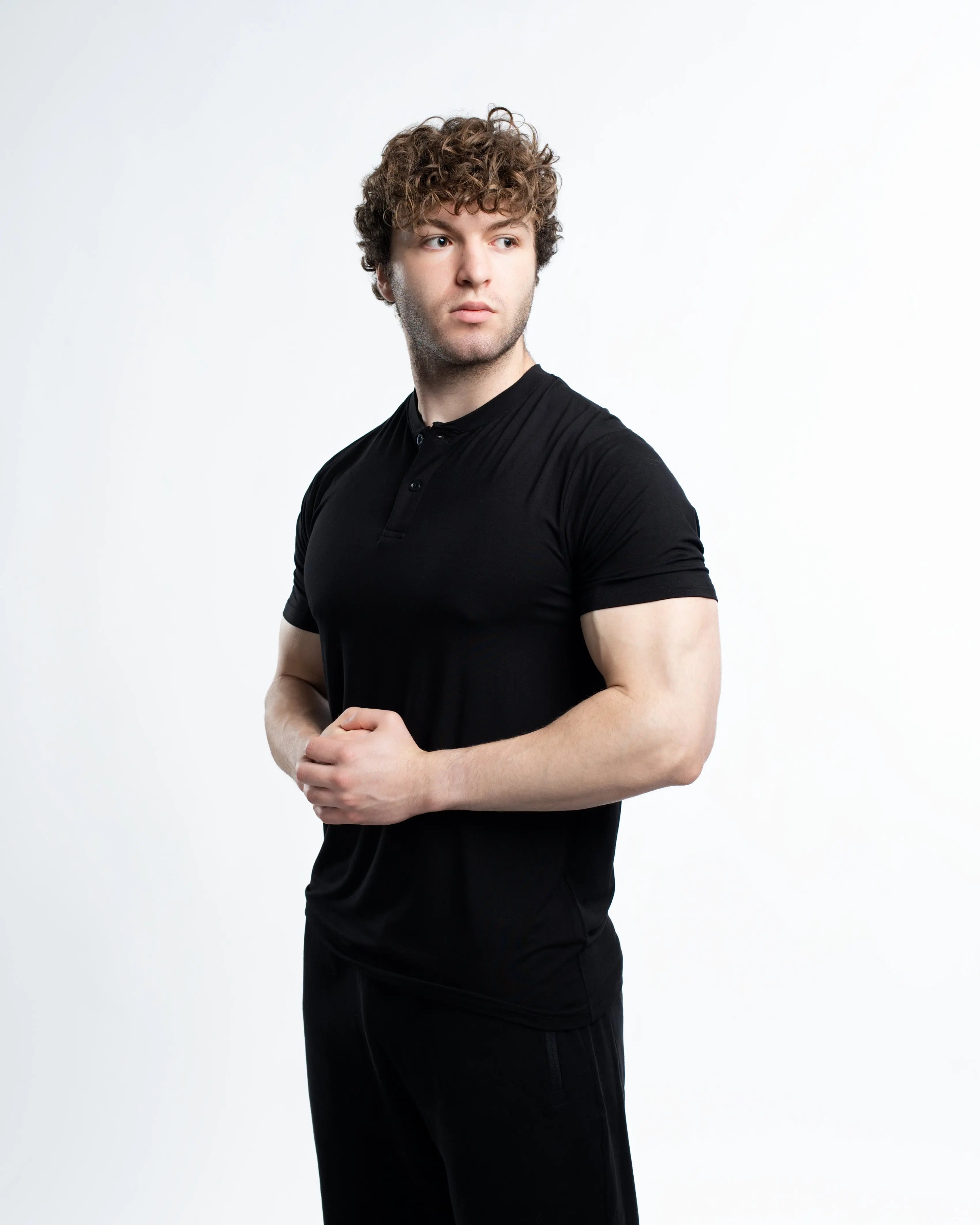 EKKO Blank Henley Short Sleeve