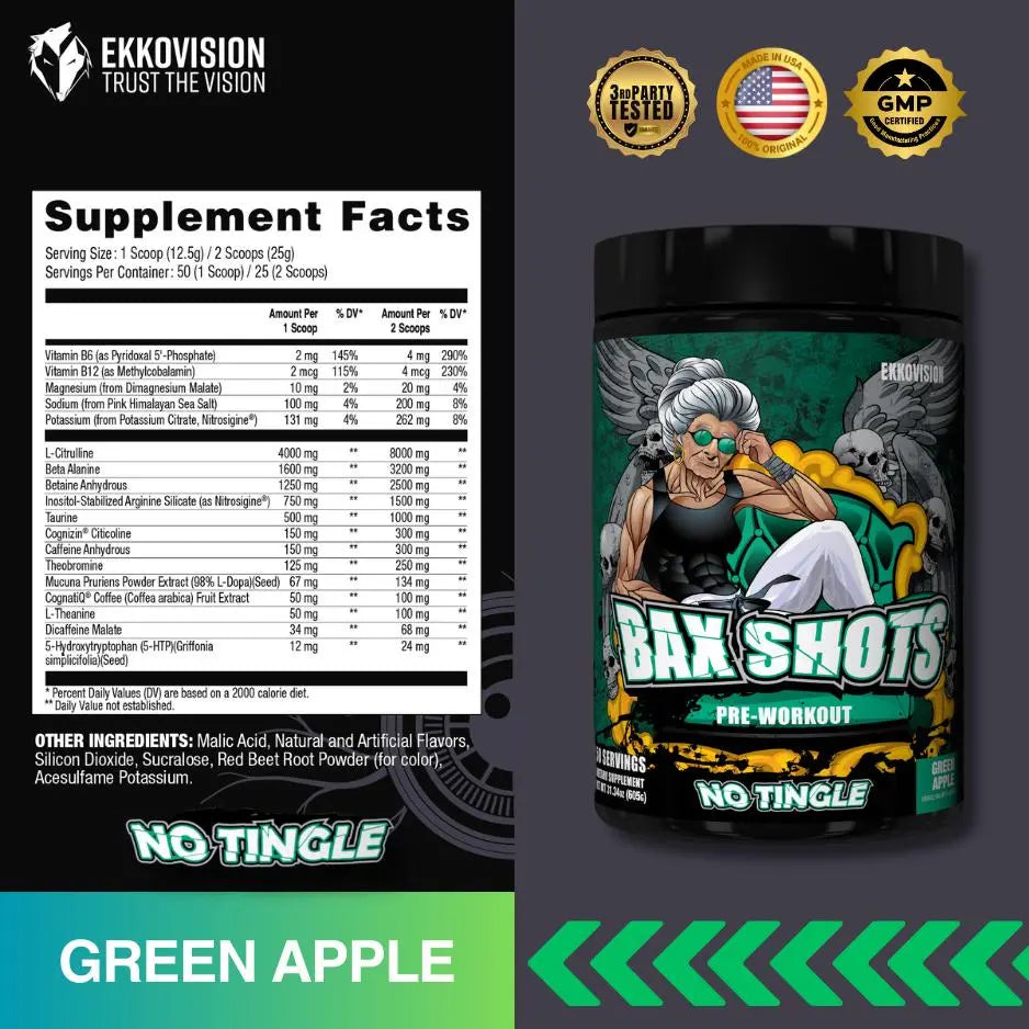Bax Shots Preworkout - Baxter Signature