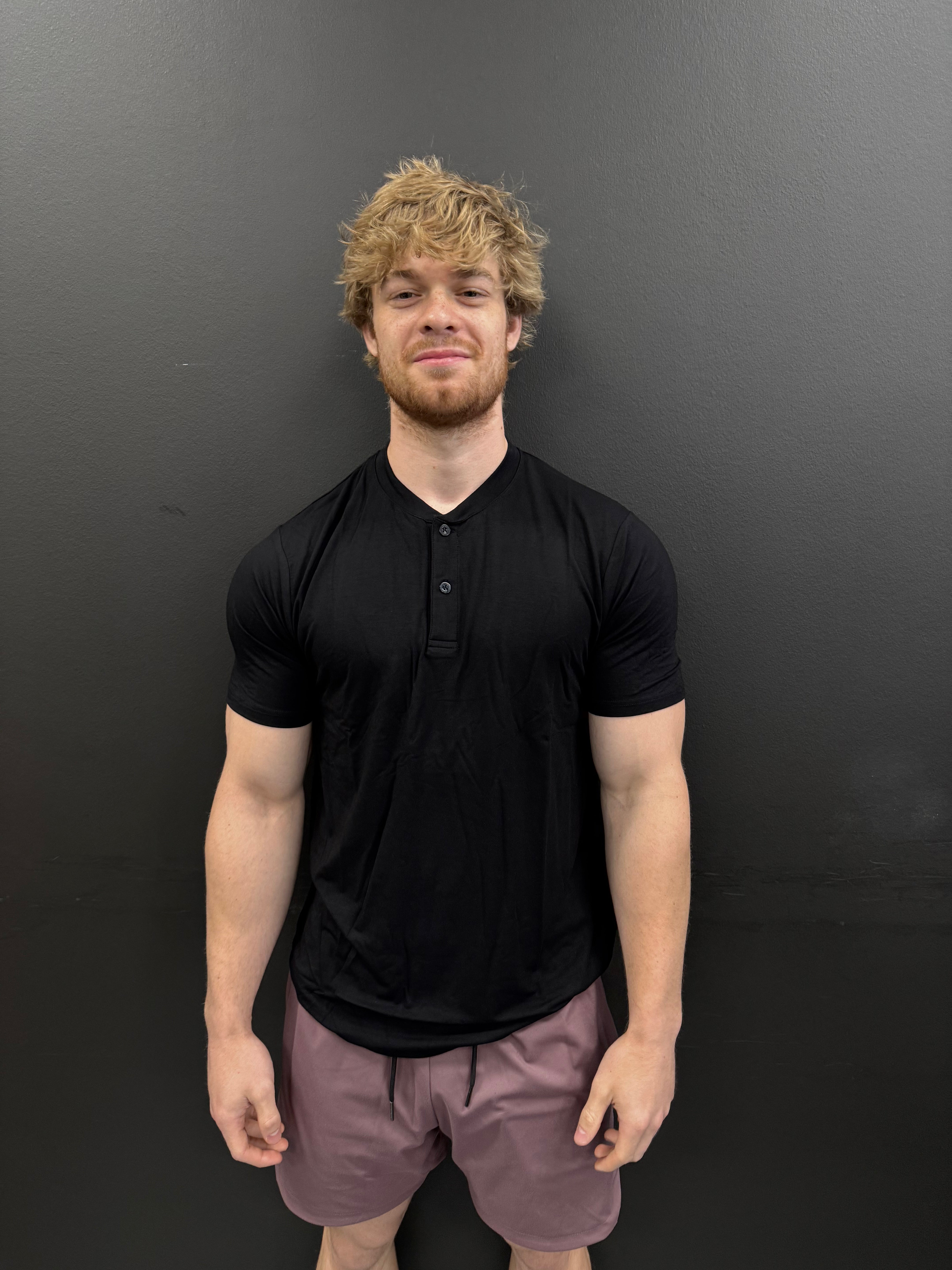 EKKO Blank Henley Short Sleeve