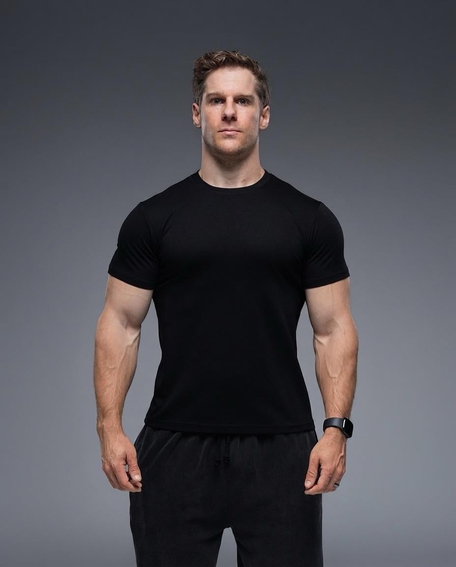 Premium Modal Fitted Blank Short Sleeve Shirt