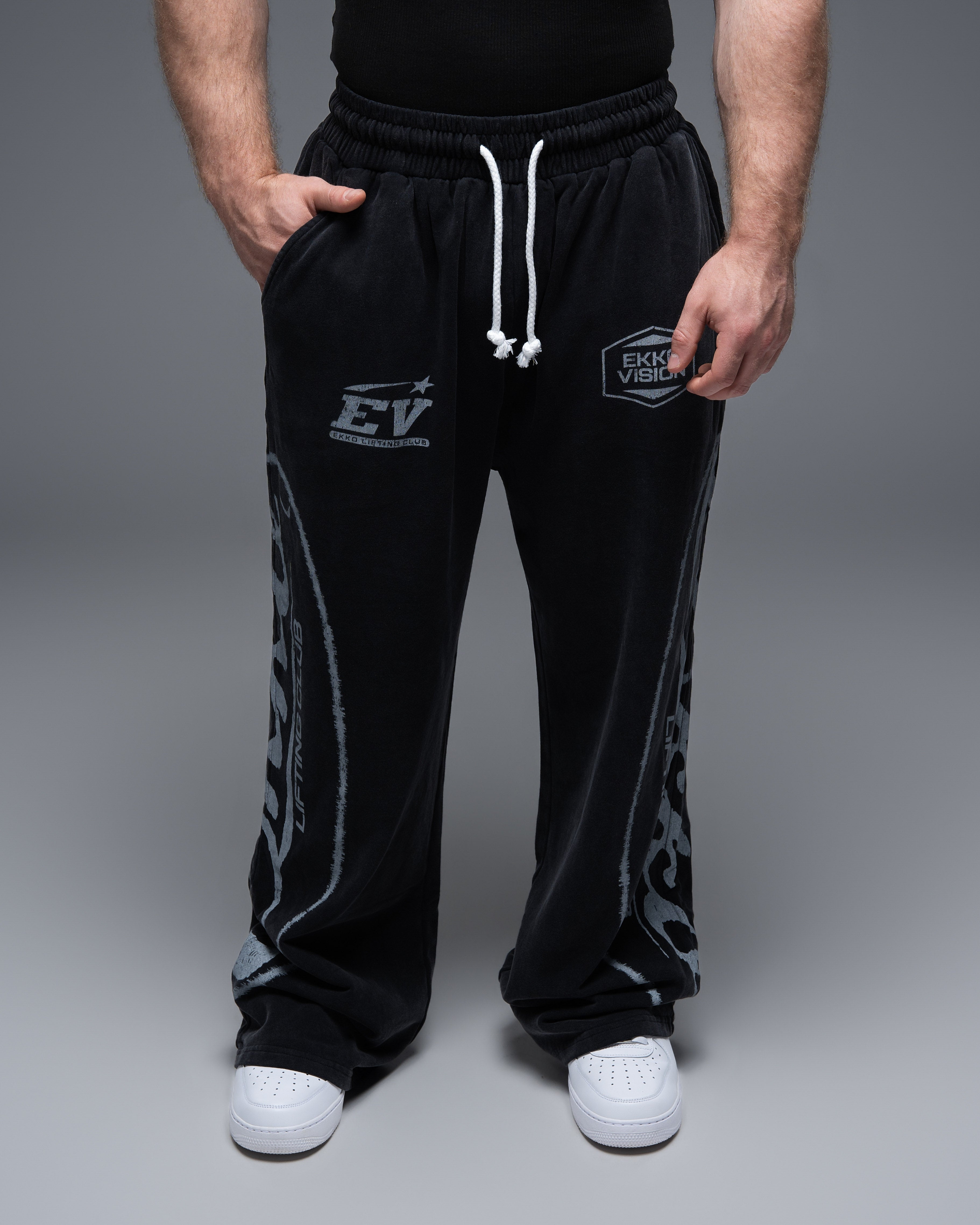 Avenue Acid Wash Oversized Sweatpants 100% Cotton – ekkovision