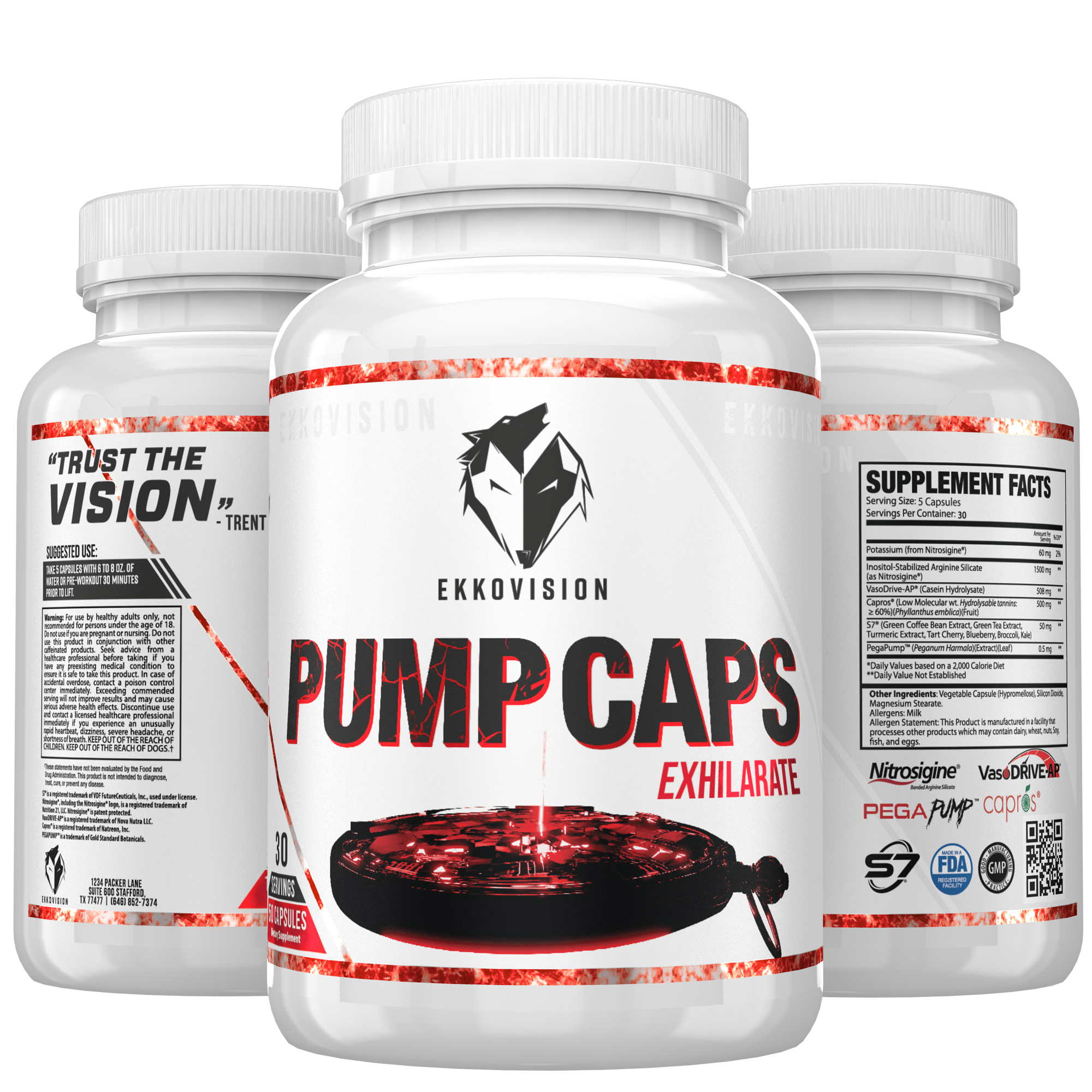 Ekko Pump Capsules Exhilarate 30 Servings