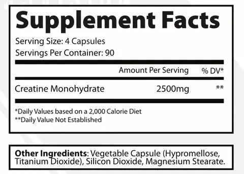 Ekko Creatine 3RD Party Tested Dietary Healthcare Supplement - ekkovision