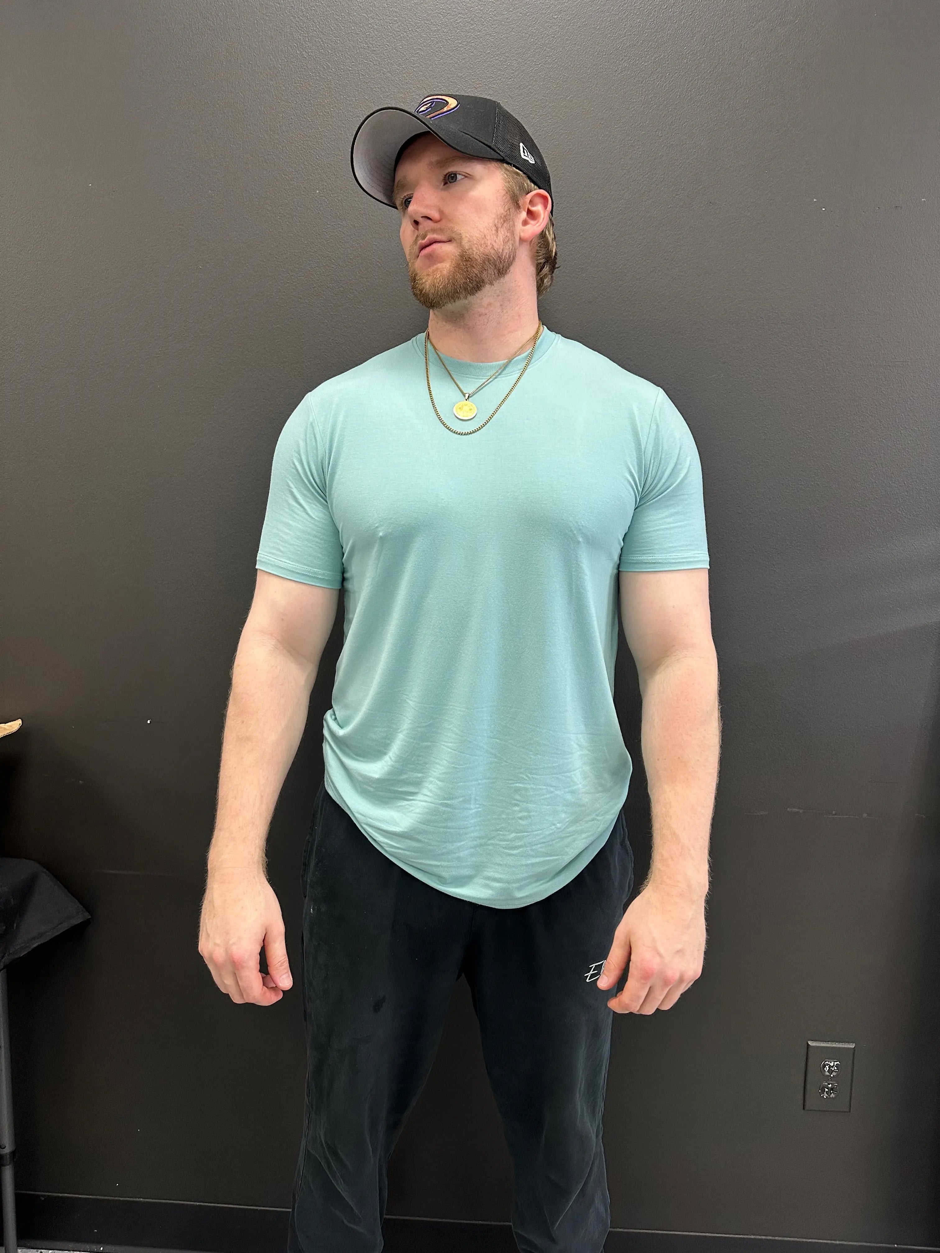 Pink CLEARANCE COLORS MEN'S BLANK FITTED T SHIRT (Copy) ekkovision